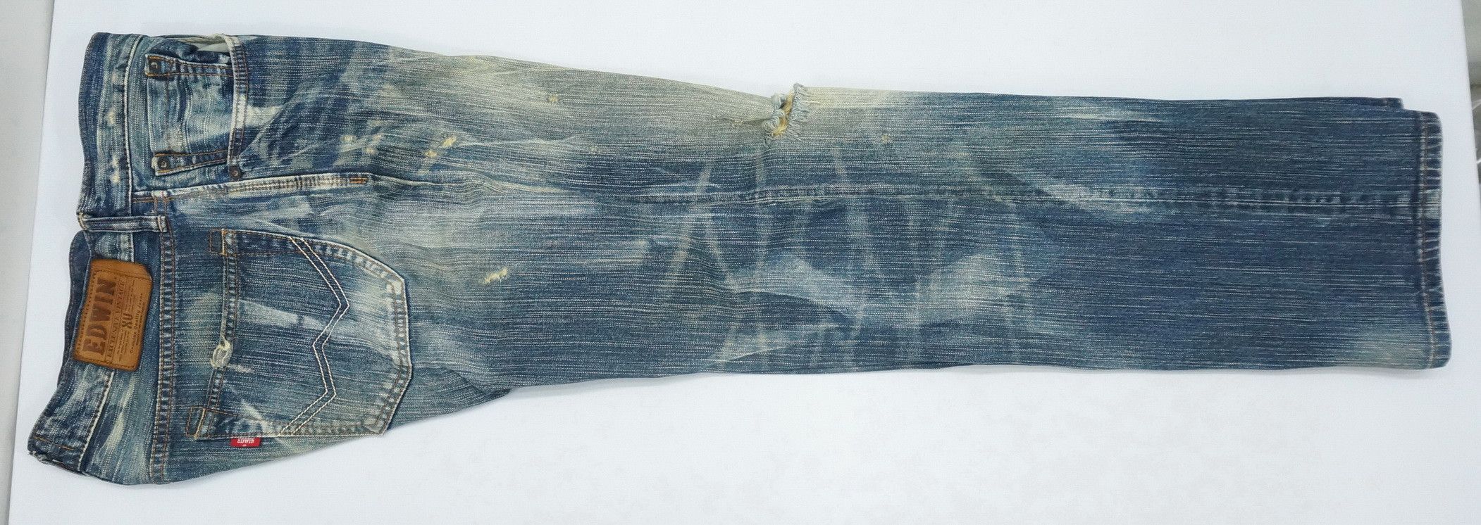 Edwin Steals! EDWIN Exclusive Vintage Distressed Jeans Size US 34 / EU 50 - 11 Thumbnail
