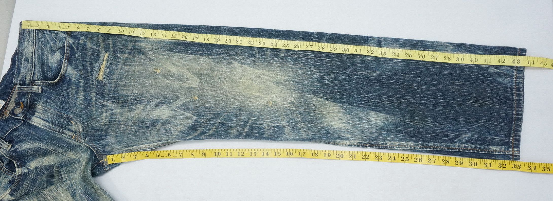Edwin Steals! EDWIN Exclusive Vintage Distressed Jeans Size US 34 / EU 50 - 14 Thumbnail