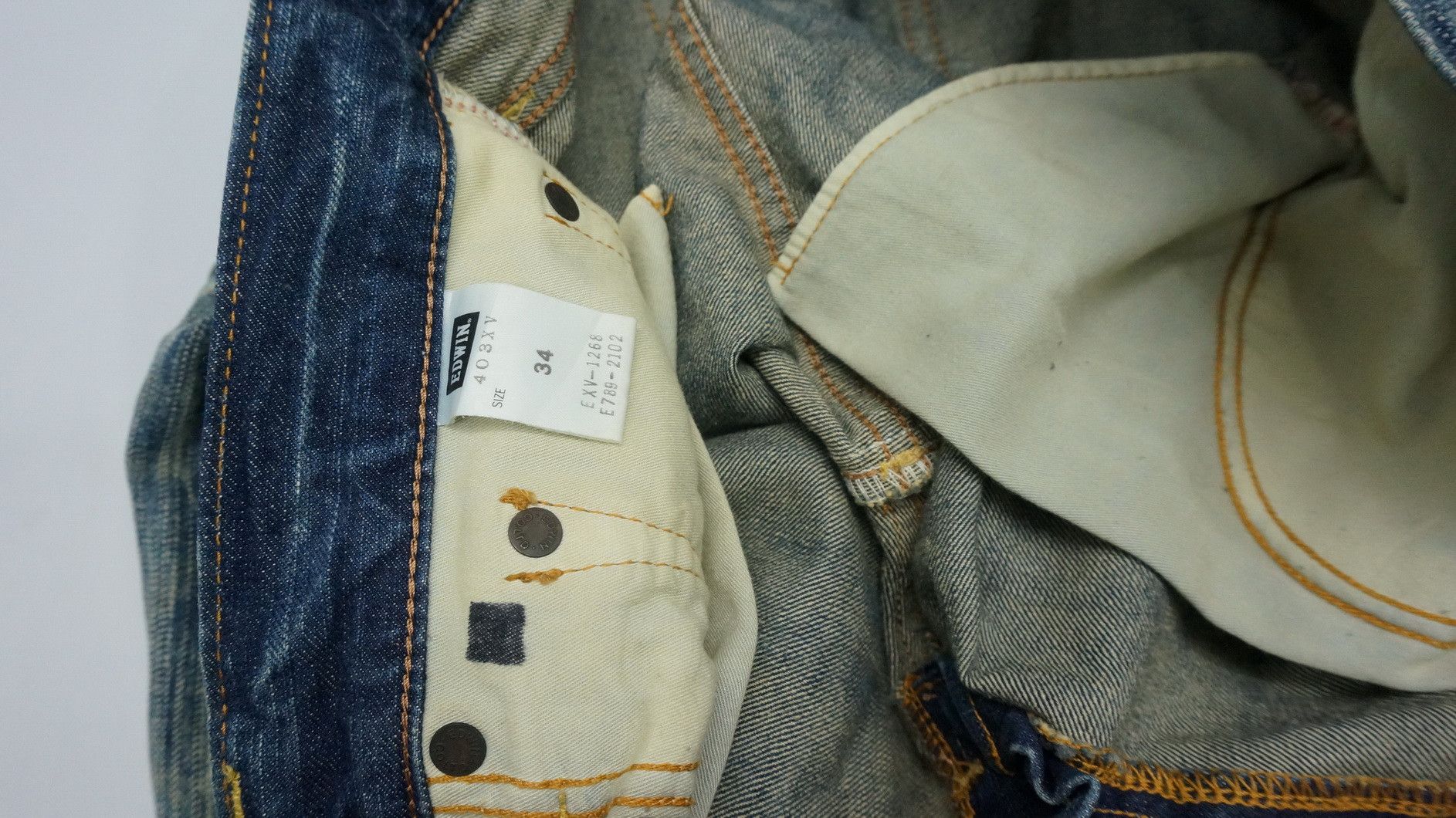 Edwin Steals! EDWIN Exclusive Vintage Distressed Jeans Size US 34 / EU 50 - 18 Thumbnail