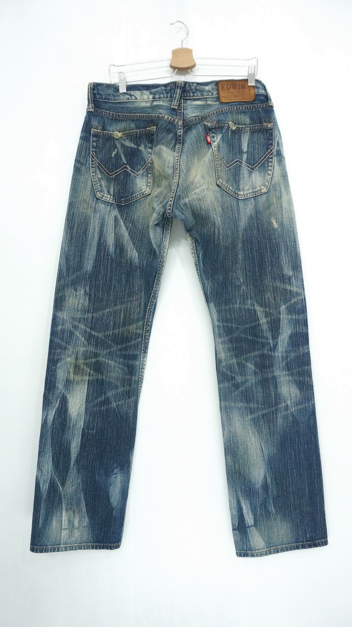Edwin Steals! EDWIN Exclusive Vintage Distressed Jeans Size US 34 / EU 50 - 3 Thumbnail
