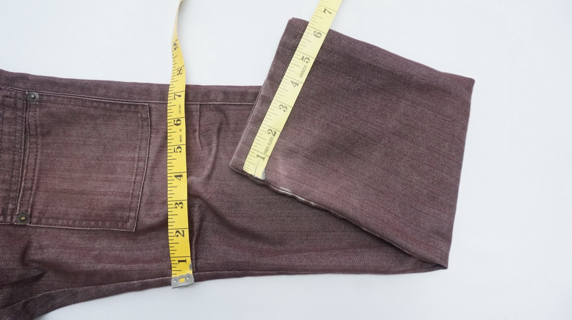 Mossimo VTG Wornout! MOSSIMO Herringbone Faded Bush Skinny Cargo Size US 28 / EU 44 - 18 Thumbnail