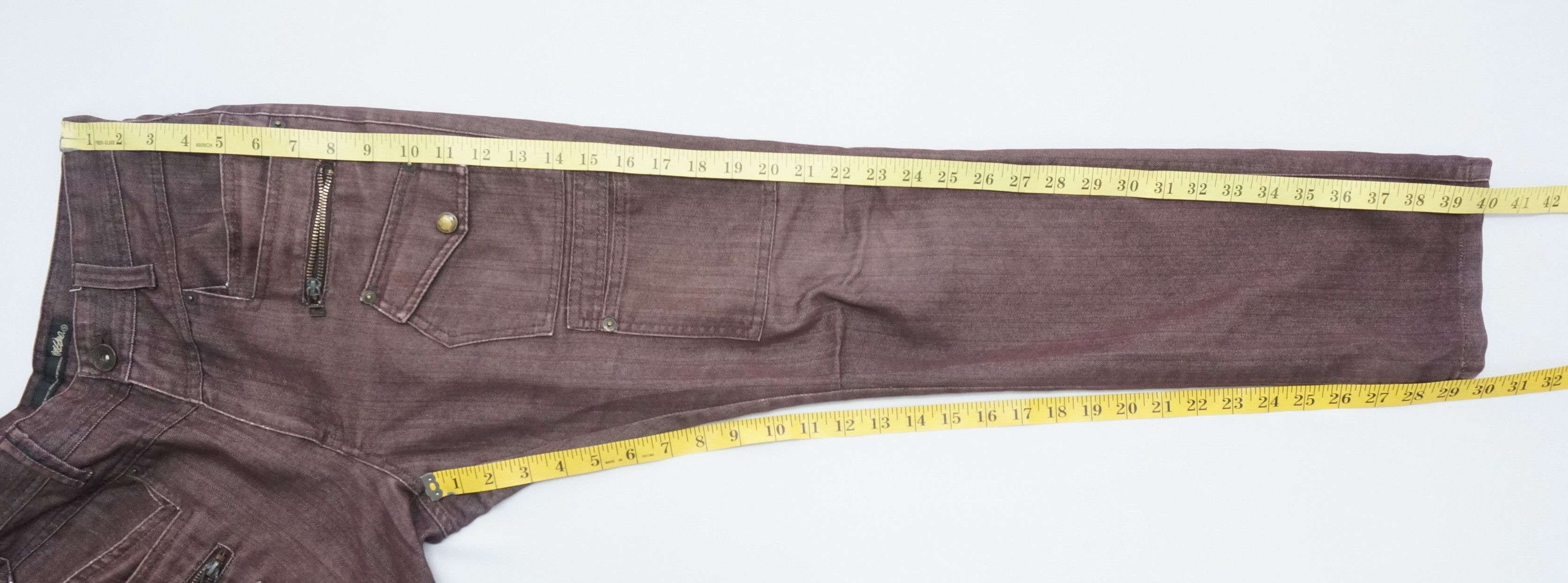 Mossimo VTG Wornout! MOSSIMO Herringbone Faded Bush Skinny Cargo Size US 28 / EU 44 - 16 Thumbnail