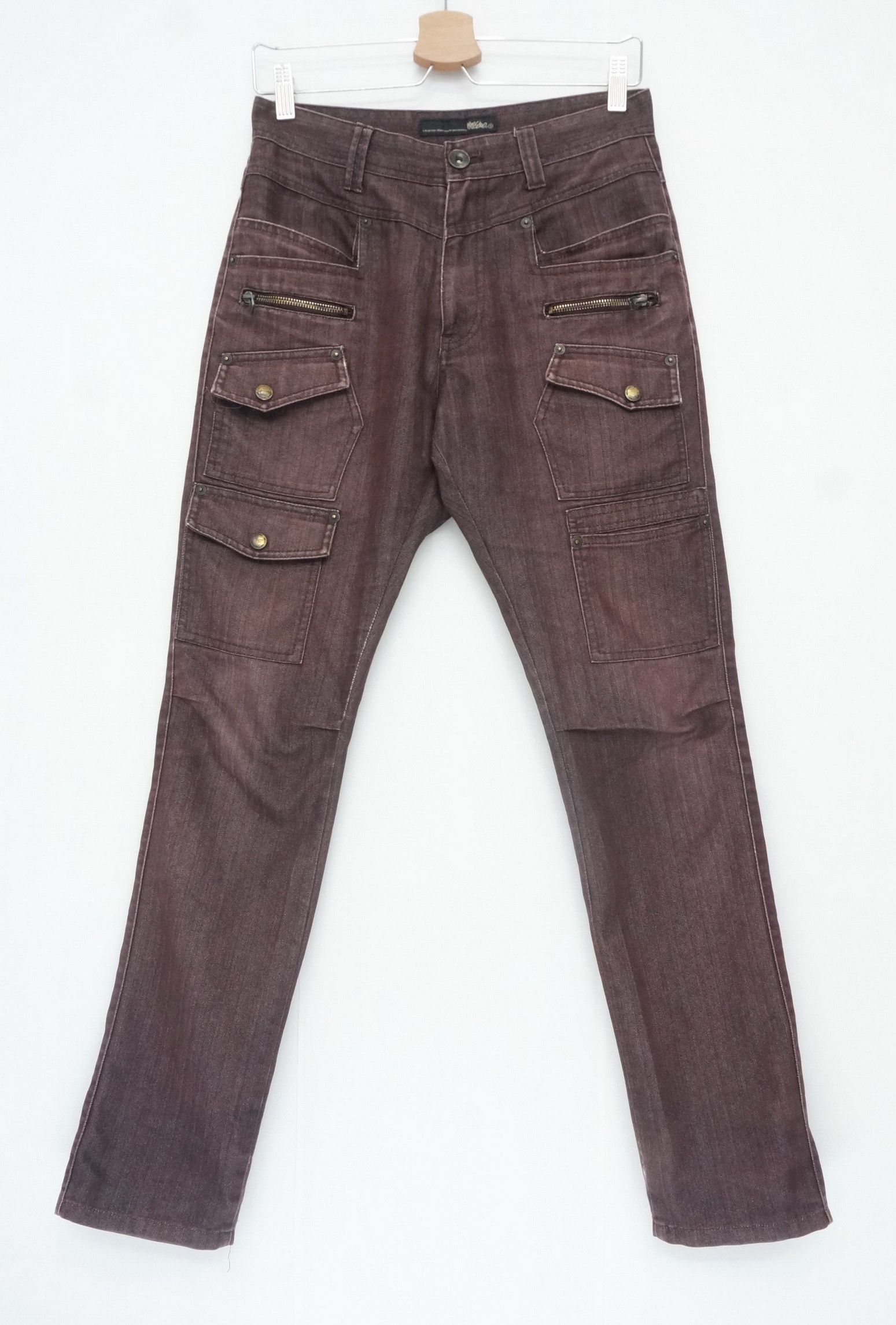 Mossimo VTG Wornout! MOSSIMO Herringbone Faded Bush Skinny Cargo Size US 28 / EU 44 - 1 Thumbnail