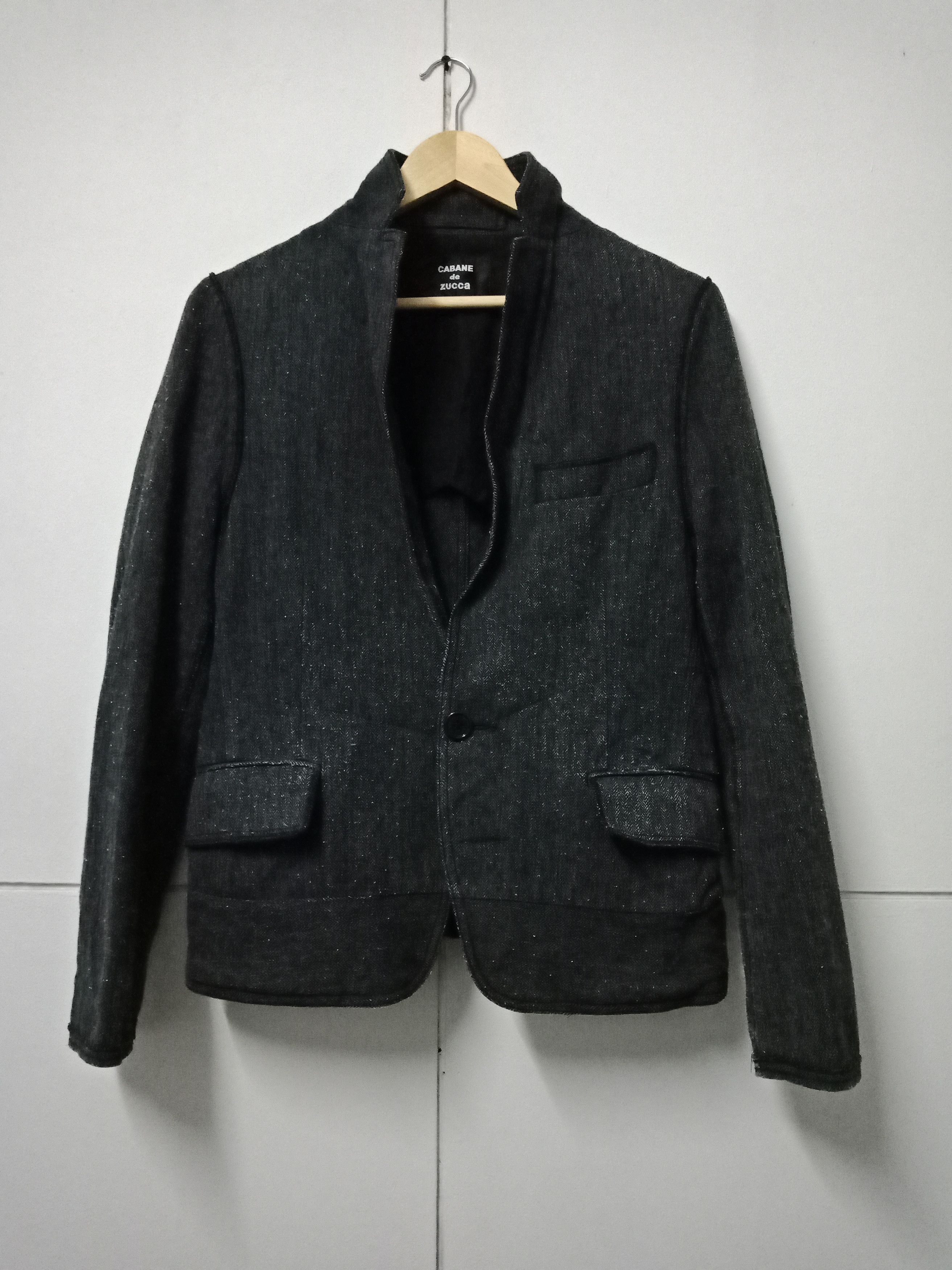 CABANE de ZUCCa × Designer × Issey Miyake Cabane De Zucca Blazer Size 48S - 1 Thumbnail