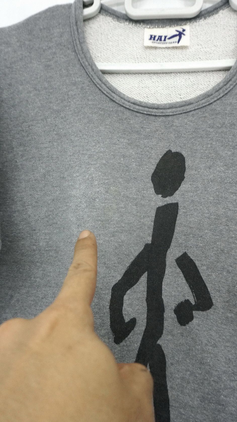 Hai Sporting Gear × Issey Miyake RARE Vintage Hai Sporting Gear Issey Miyake Worn out Shirt Size US S / EU 44-46 / 1 - 13 Thumbnail