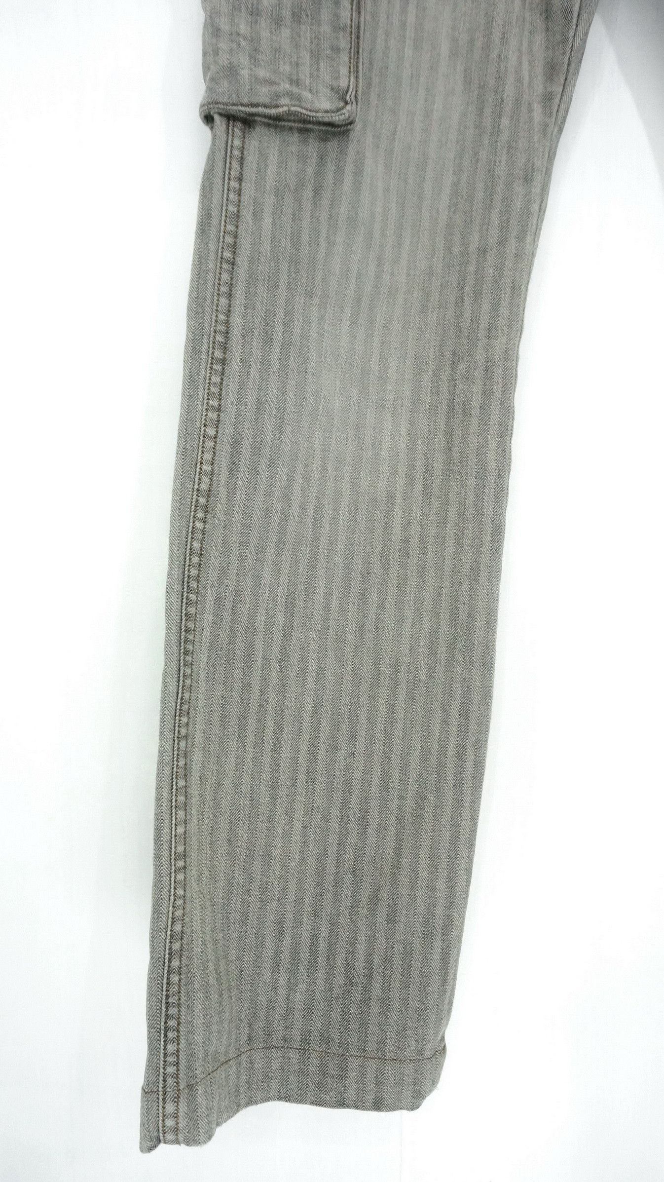 Global Work Vtg 🔥 GLOBAL WORK 🔥 Herringbone Denim Cargo Pants Size US 31 - 8 Thumbnail