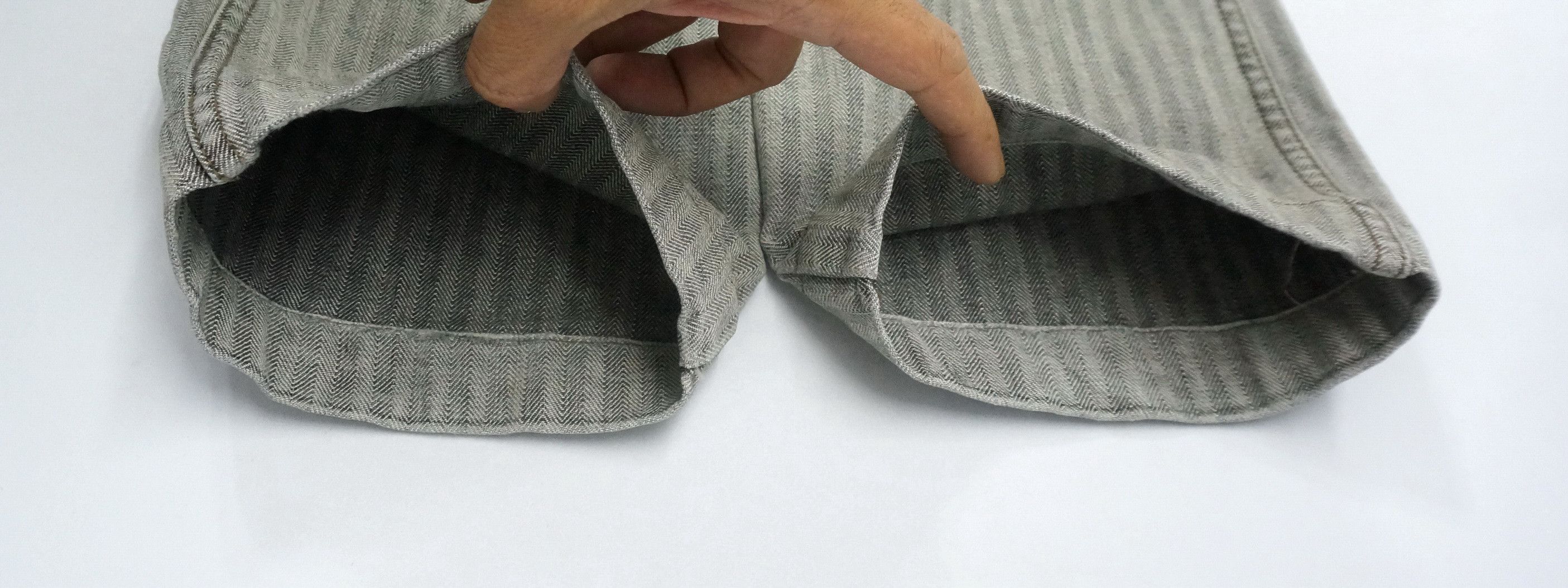 Global Work Vtg 🔥 GLOBAL WORK 🔥 Herringbone Denim Cargo Pants Size US 31 - 20 Thumbnail