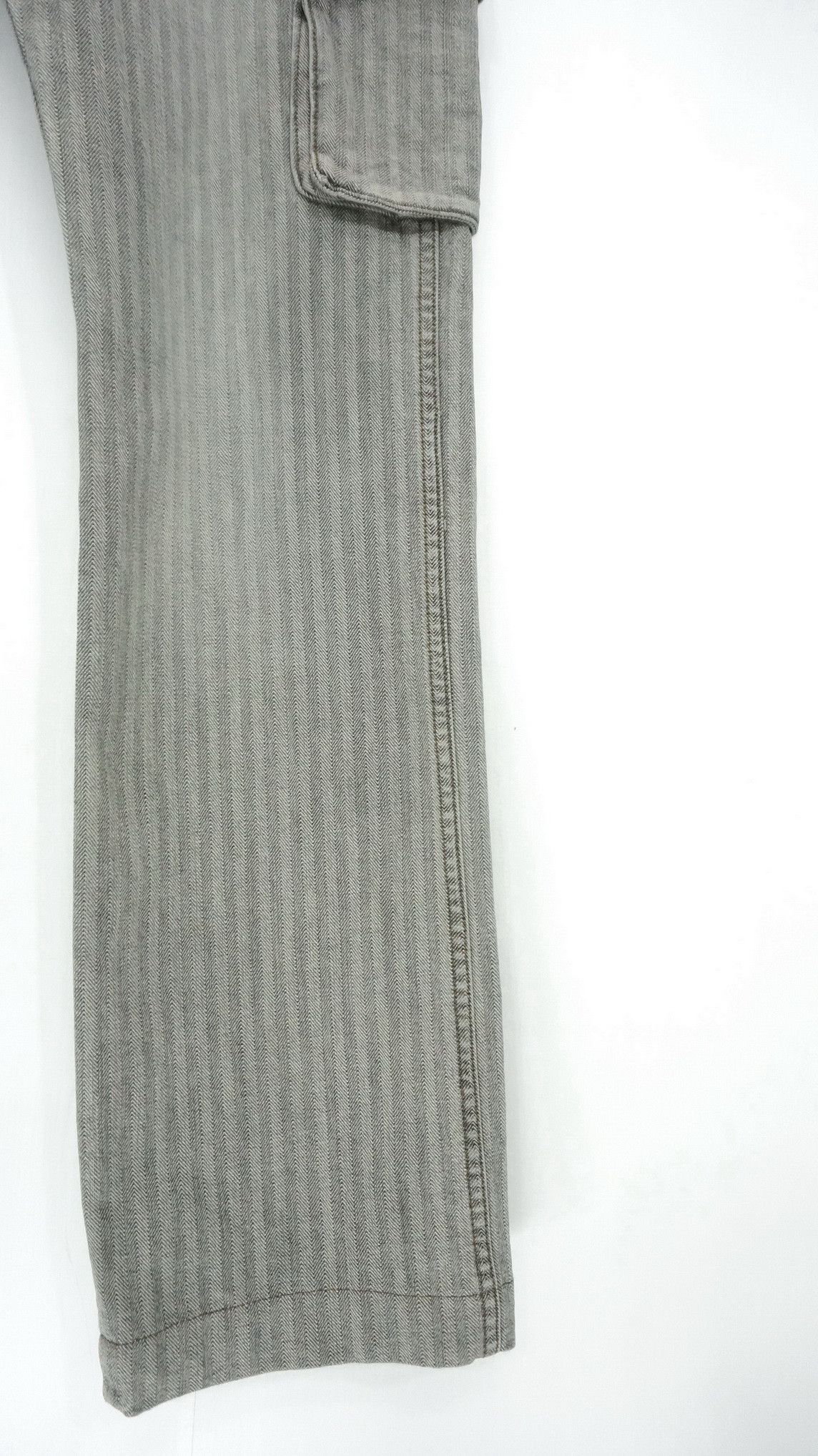 Global Work Vtg 🔥 GLOBAL WORK 🔥 Herringbone Denim Cargo Pants Size US 31 - 7 Thumbnail