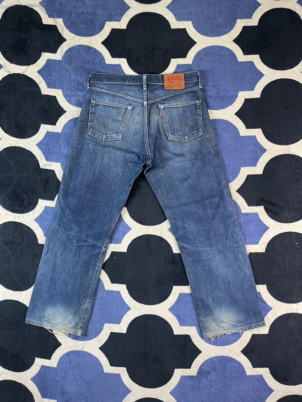 Levis Big E selvedge Blue black📸