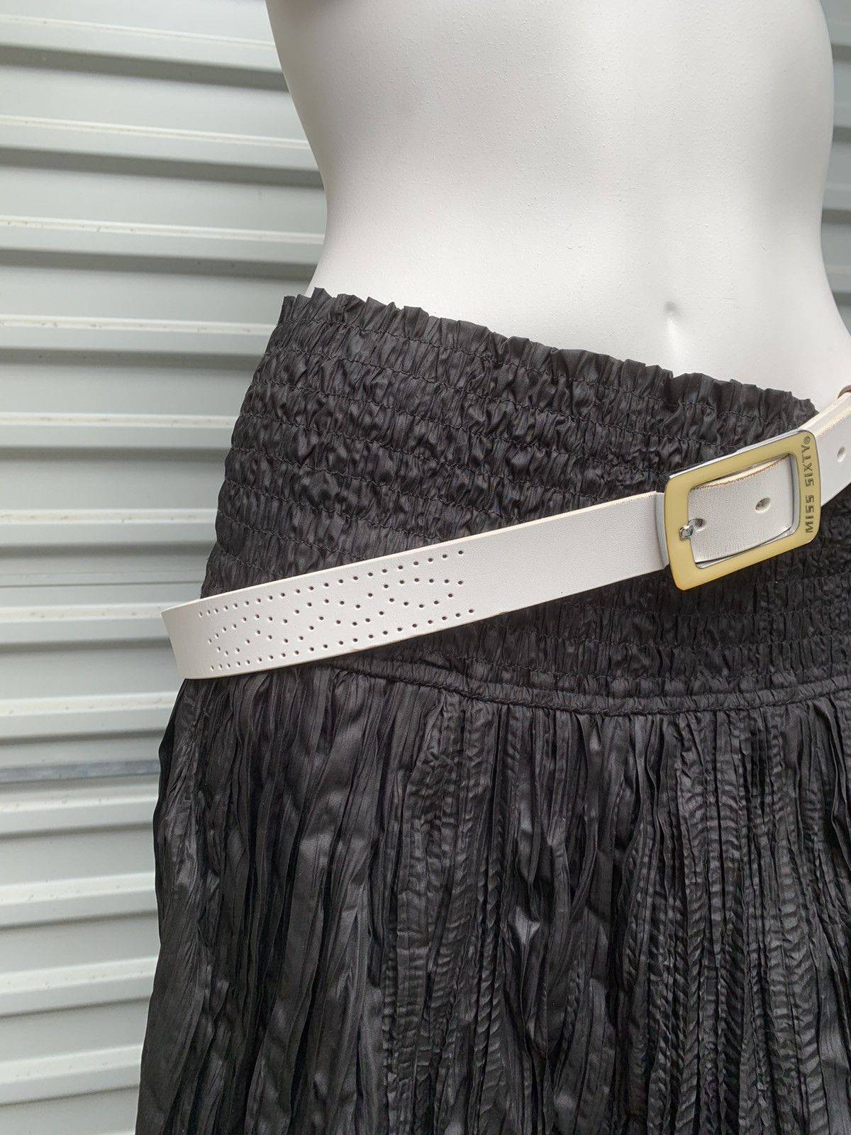 Miss Sixty MISS SIXTY WHITE LEATHER BELT Size ONE SIZE - 2 Thumbnail