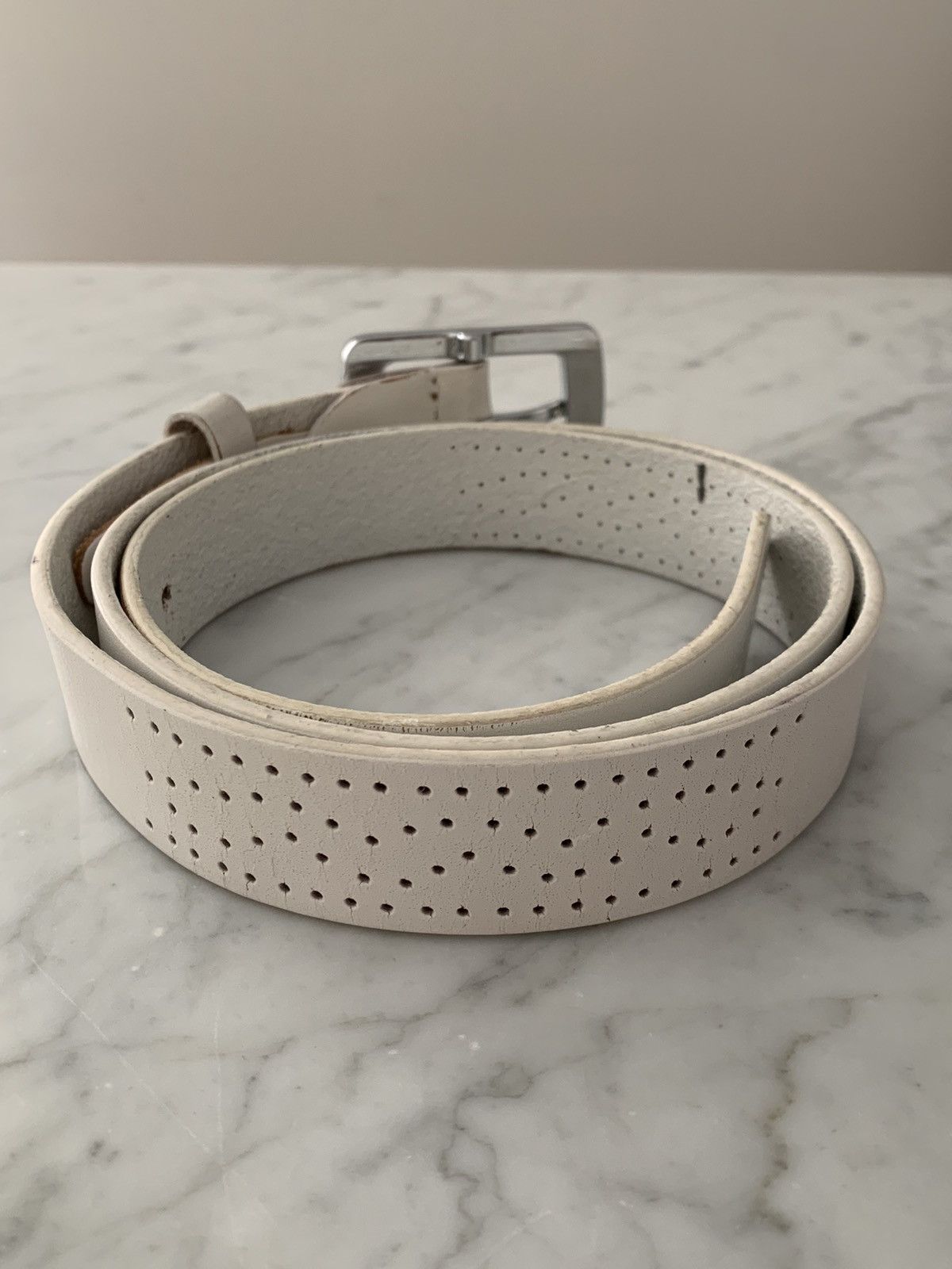 Miss Sixty MISS SIXTY WHITE LEATHER BELT Size ONE SIZE - 4 Thumbnail