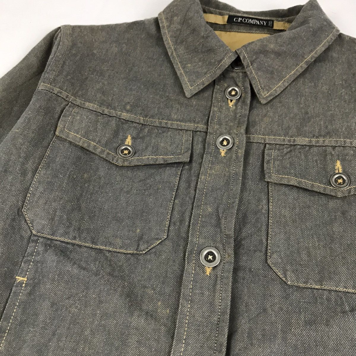 Vintage Vintage C.P Company Trucker Denim Jacket Size US XS / EU 42 / 0 - 5 Thumbnail