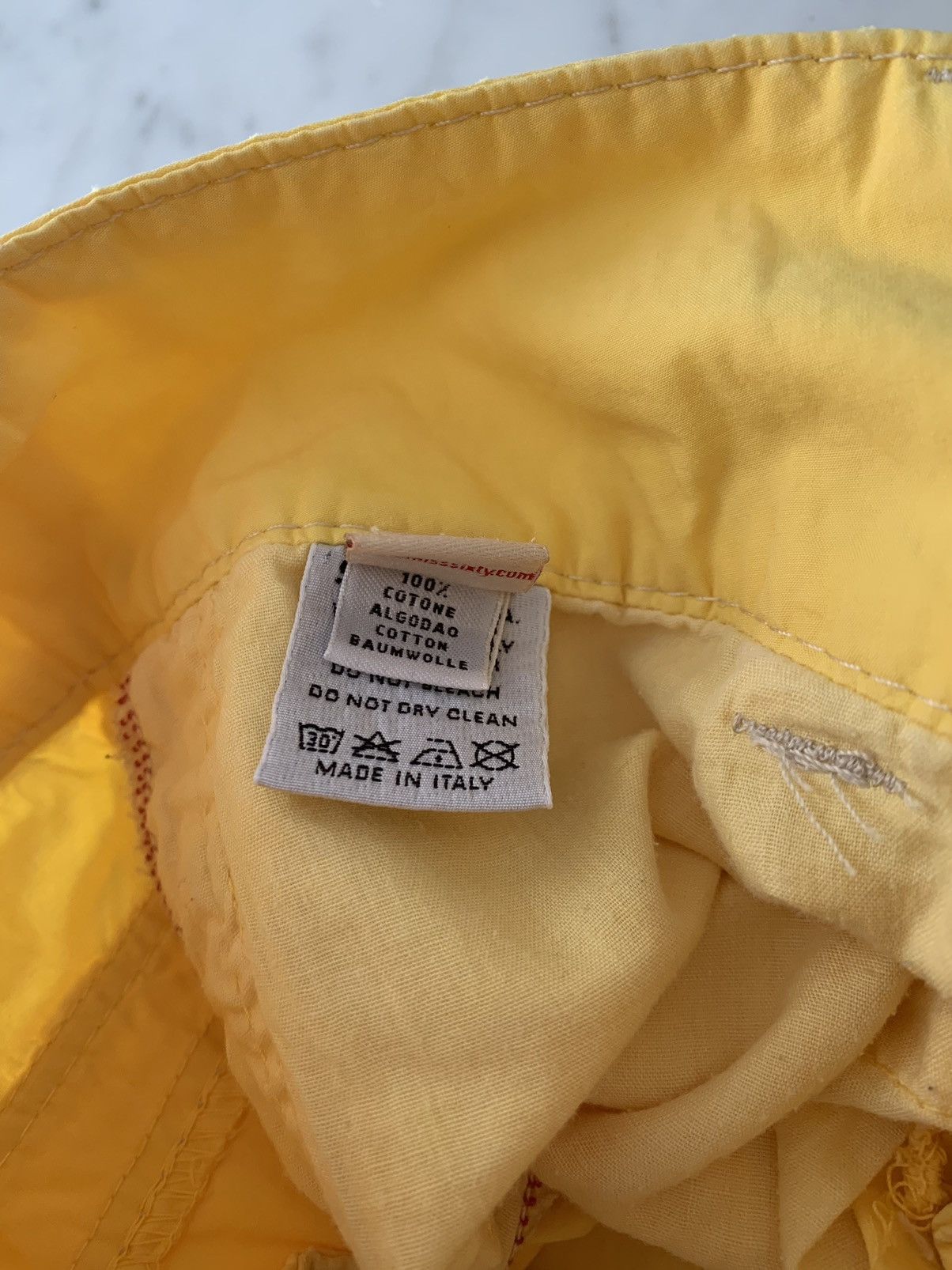 Miss Sixty VINTAGE MISS SIXTY YELLOW COTTON PANTS, MADE IN ITALY Size 24" / US 00 / IT 34 - 11 Thumbnail