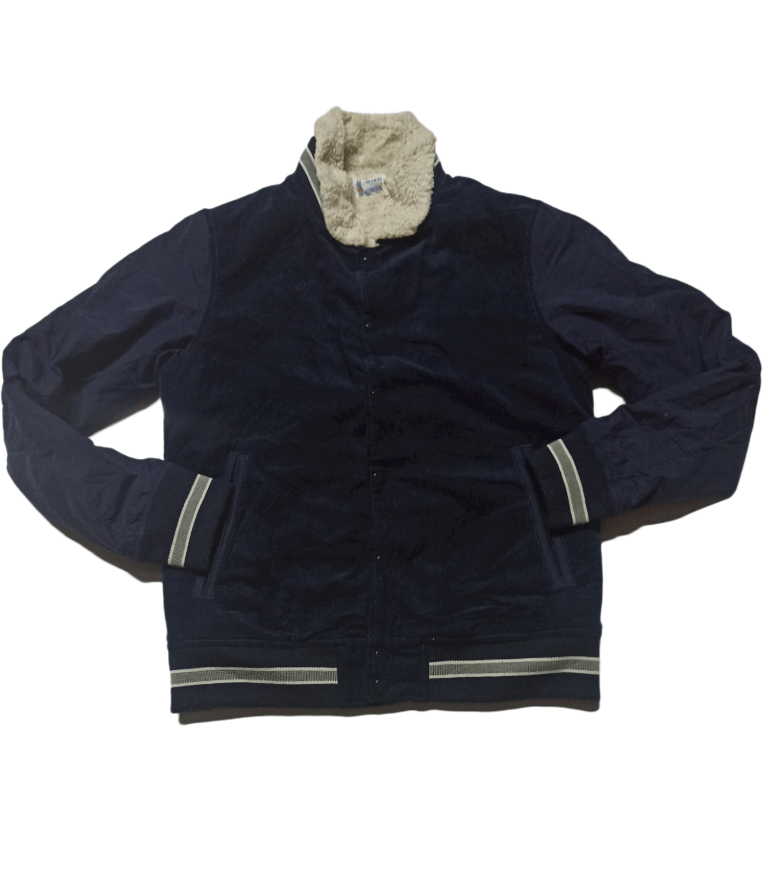Beams Plus BEAMS CORDUROY VARSITY JACKET SHERPA INSIDE. (GJ1) Size US S / EU 44-46 / 1 - 2 Thumbnail