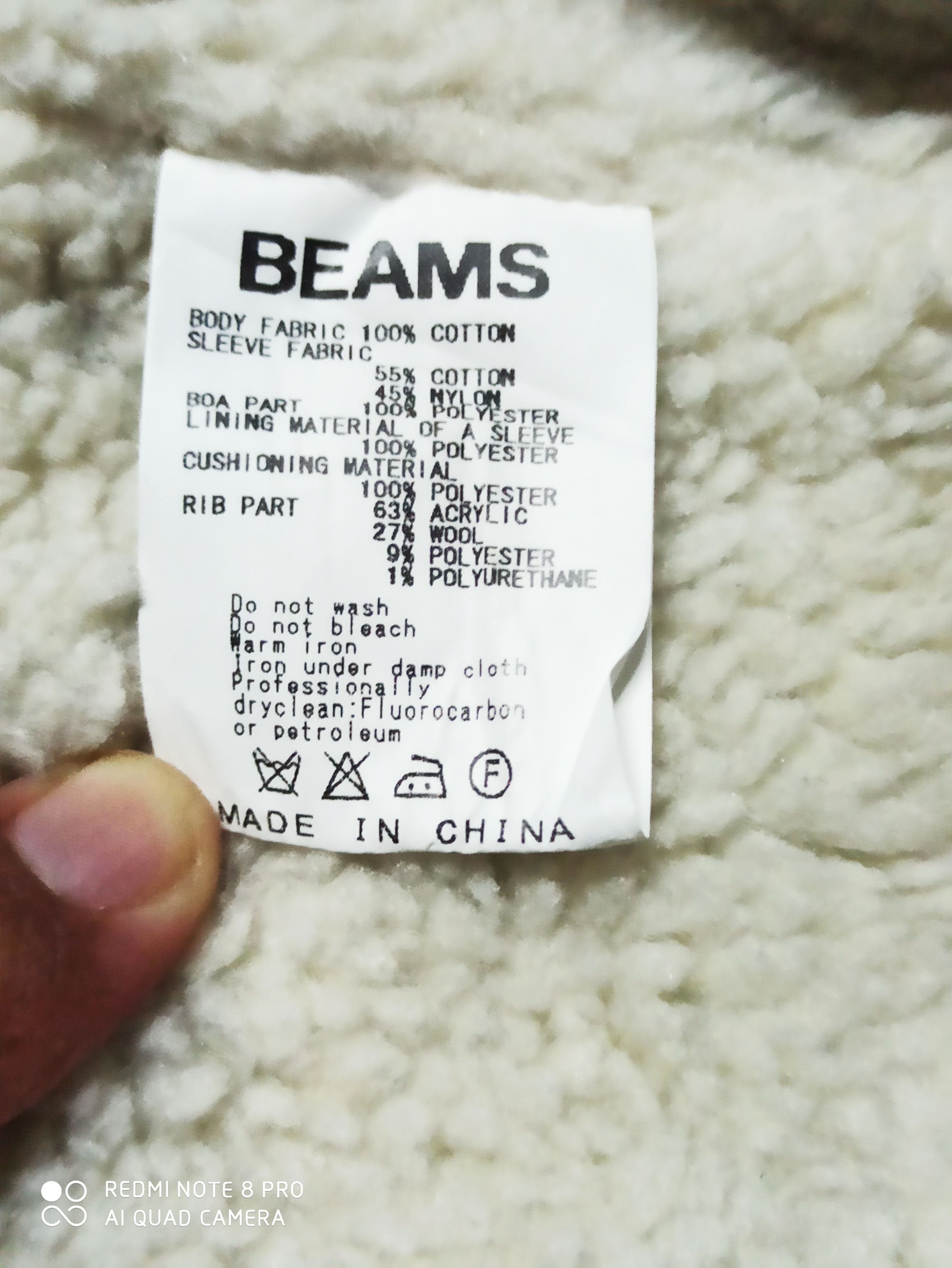 Beams Plus BEAMS CORDUROY VARSITY JACKET SHERPA INSIDE. (GJ1) Size US S / EU 44-46 / 1 - 8 Thumbnail
