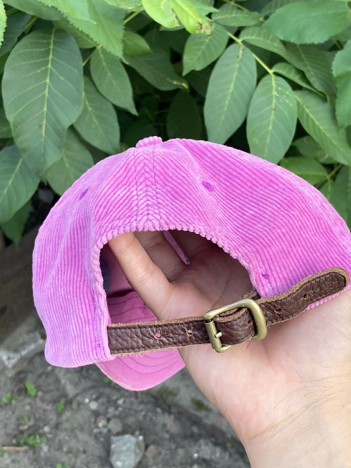 Polo Ralph Lauren × Vintage Vintage Polo Ralph Lauren corduroy pink cap hat Size ONE SIZE - 6 Thumbnail