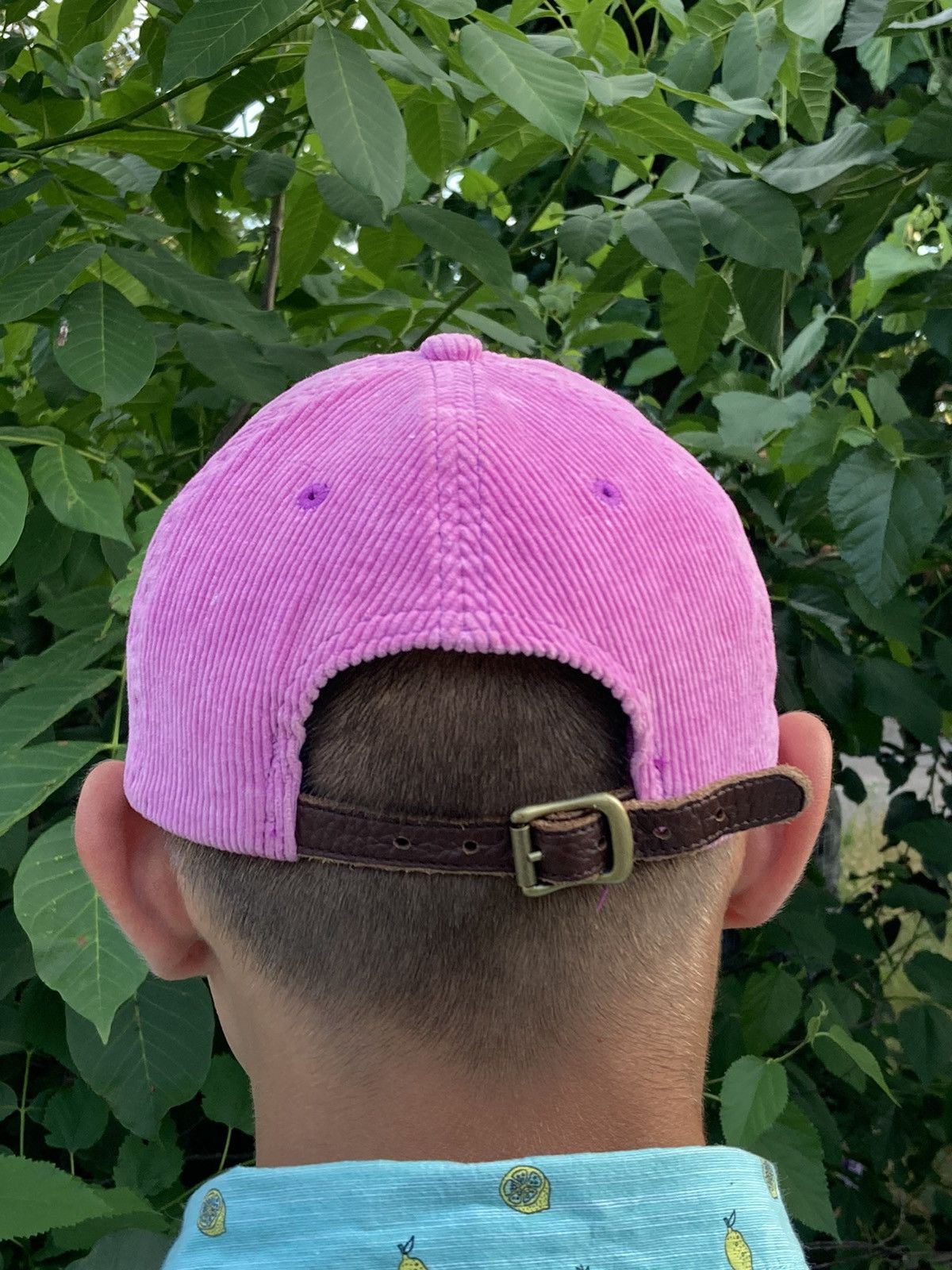 Polo Ralph Lauren × Vintage Vintage Polo Ralph Lauren corduroy pink cap hat Size ONE SIZE - 4 Thumbnail