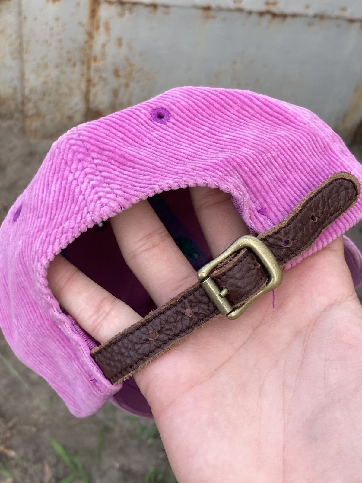 Polo Ralph Lauren × Vintage Vintage Polo Ralph Lauren corduroy pink cap hat Size ONE SIZE - 10 Thumbnail