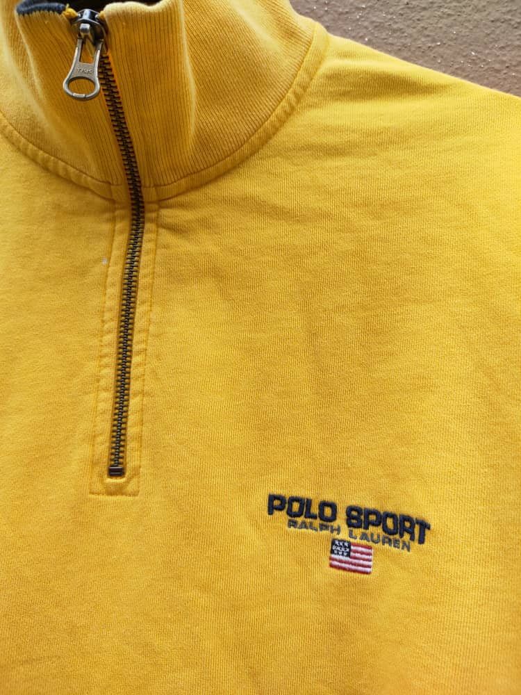 Polo Ralph Lauren Polo Ralph Lauren Yellow Sweatshirt Size US L / EU 52-54 / 3 - 6 Thumbnail