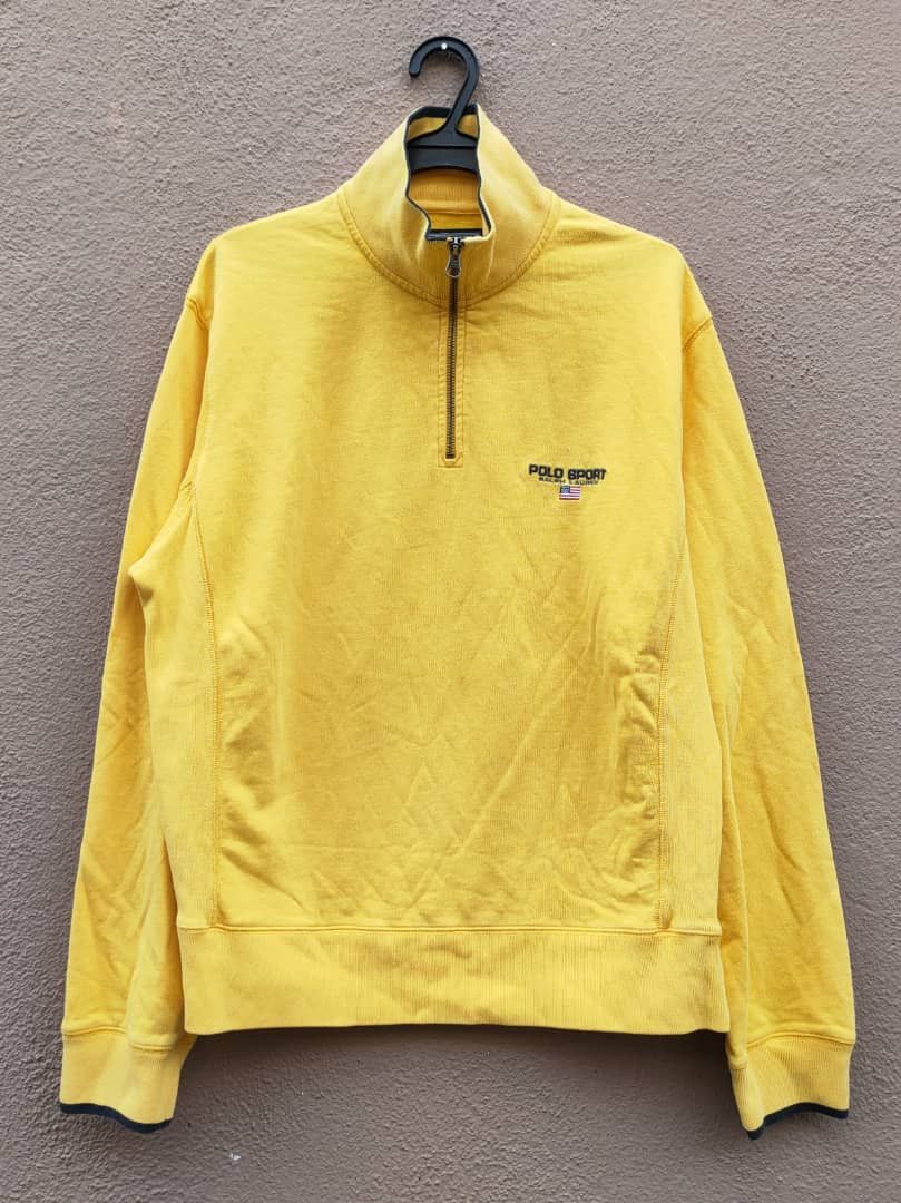 Polo Ralph Lauren Polo Ralph Lauren Yellow Sweatshirt Size US L / EU 52-54 / 3 - 1 Thumbnail