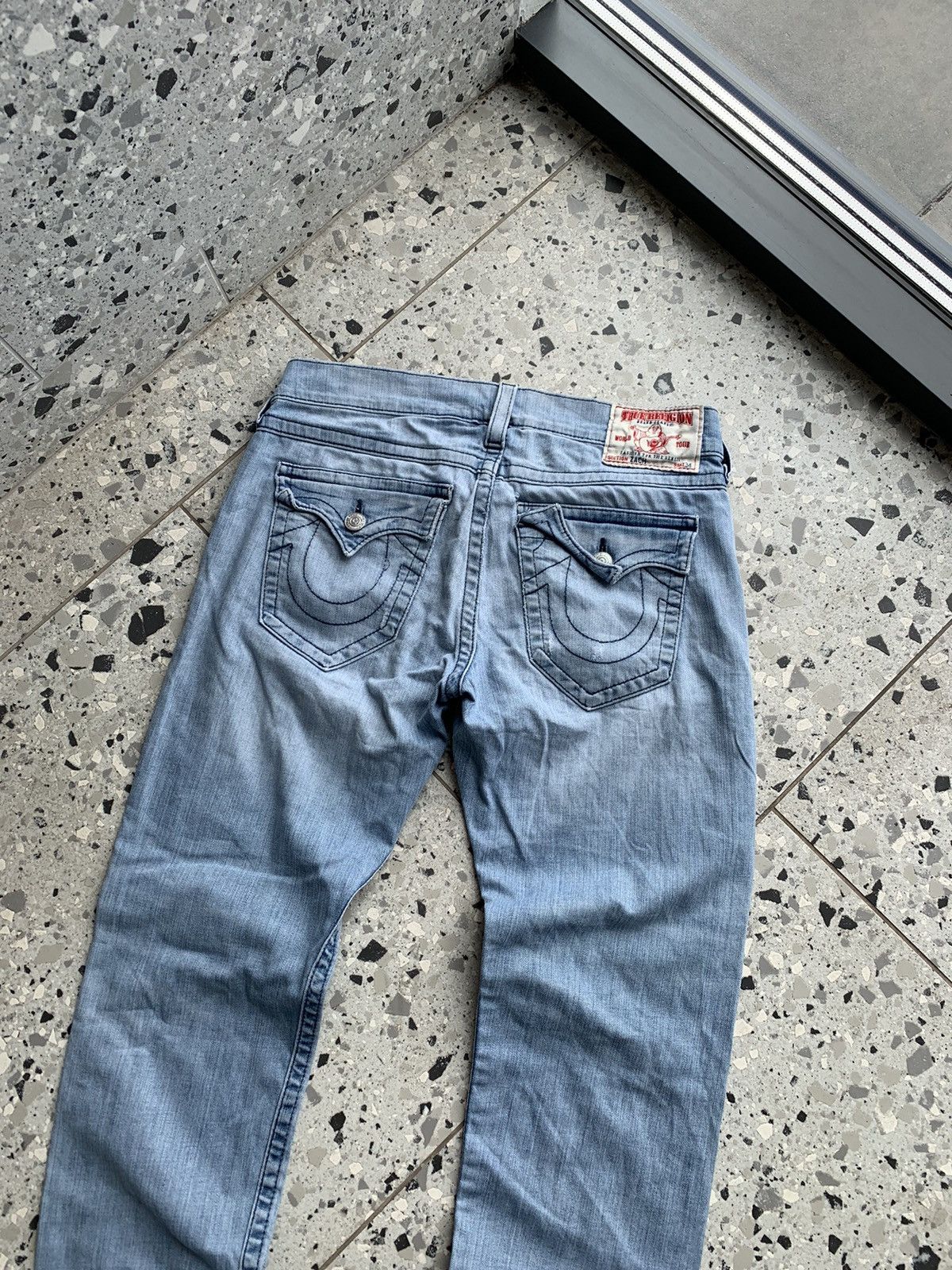 True Religion × Vintage True Religion Vintage Blue Denim Jeans Size US 32 / EU 48 - 2 Thumbnail