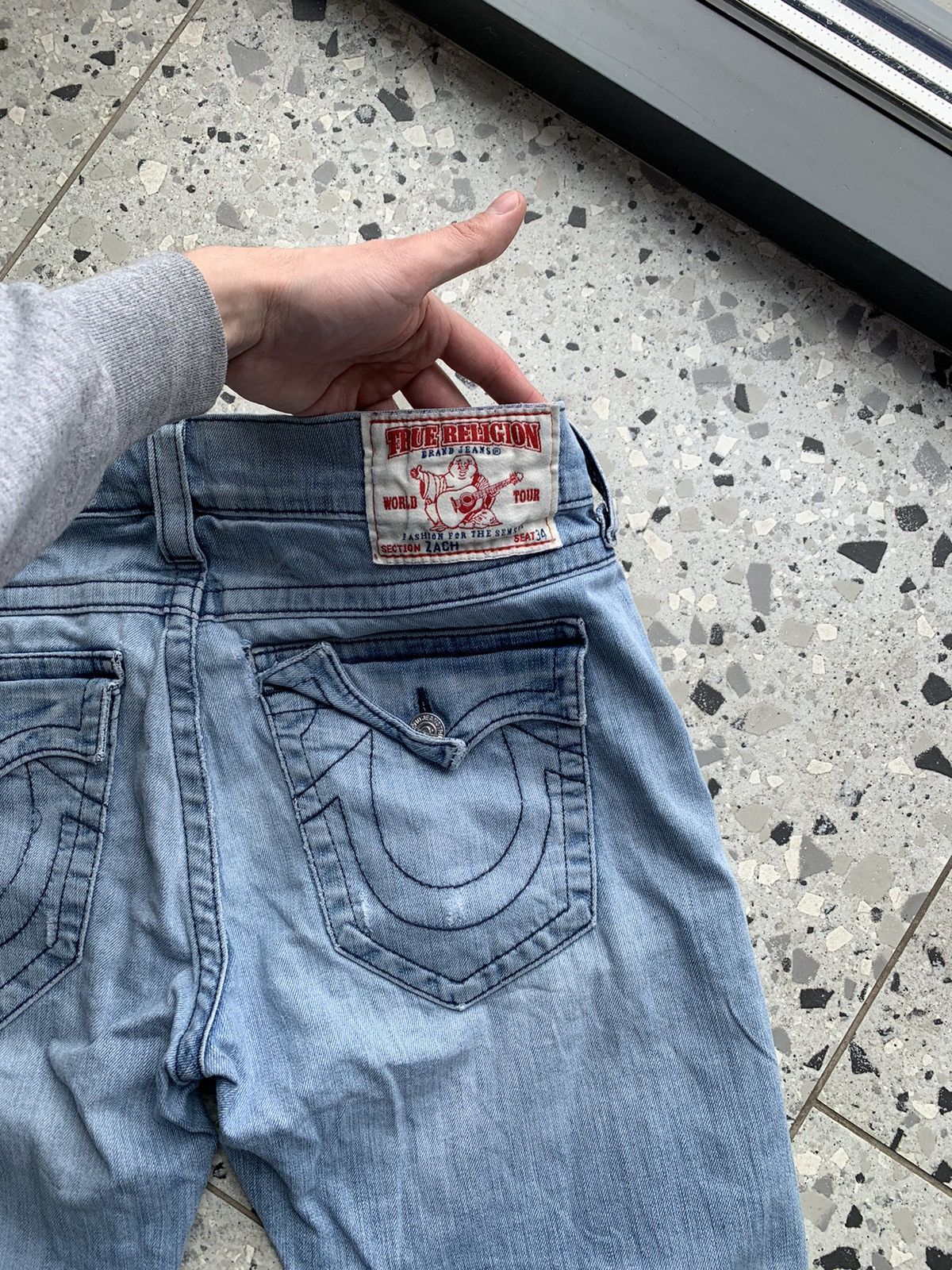 True Religion × Vintage True Religion Vintage Blue Denim Jeans Size US 32 / EU 48 - 4 Thumbnail