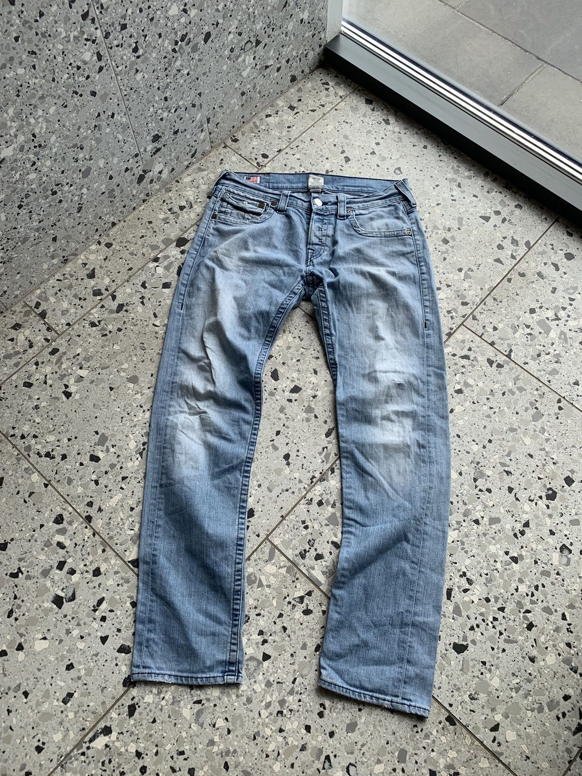 True Religion × Vintage True Religion Vintage Blue Denim Jeans Size US 32 / EU 48 - 7 Thumbnail