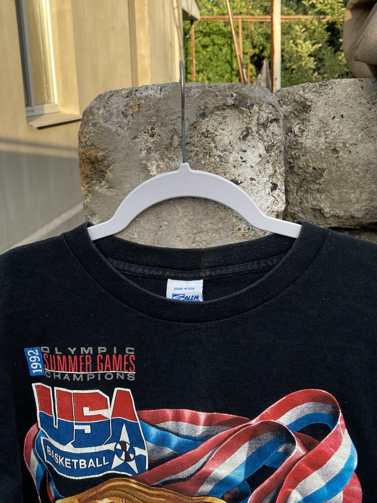 Salem Sportswear Vintage rare 1992 USA Olympic Basketball shirt Size US XL / EU 56 / 4 - 7 Thumbnail