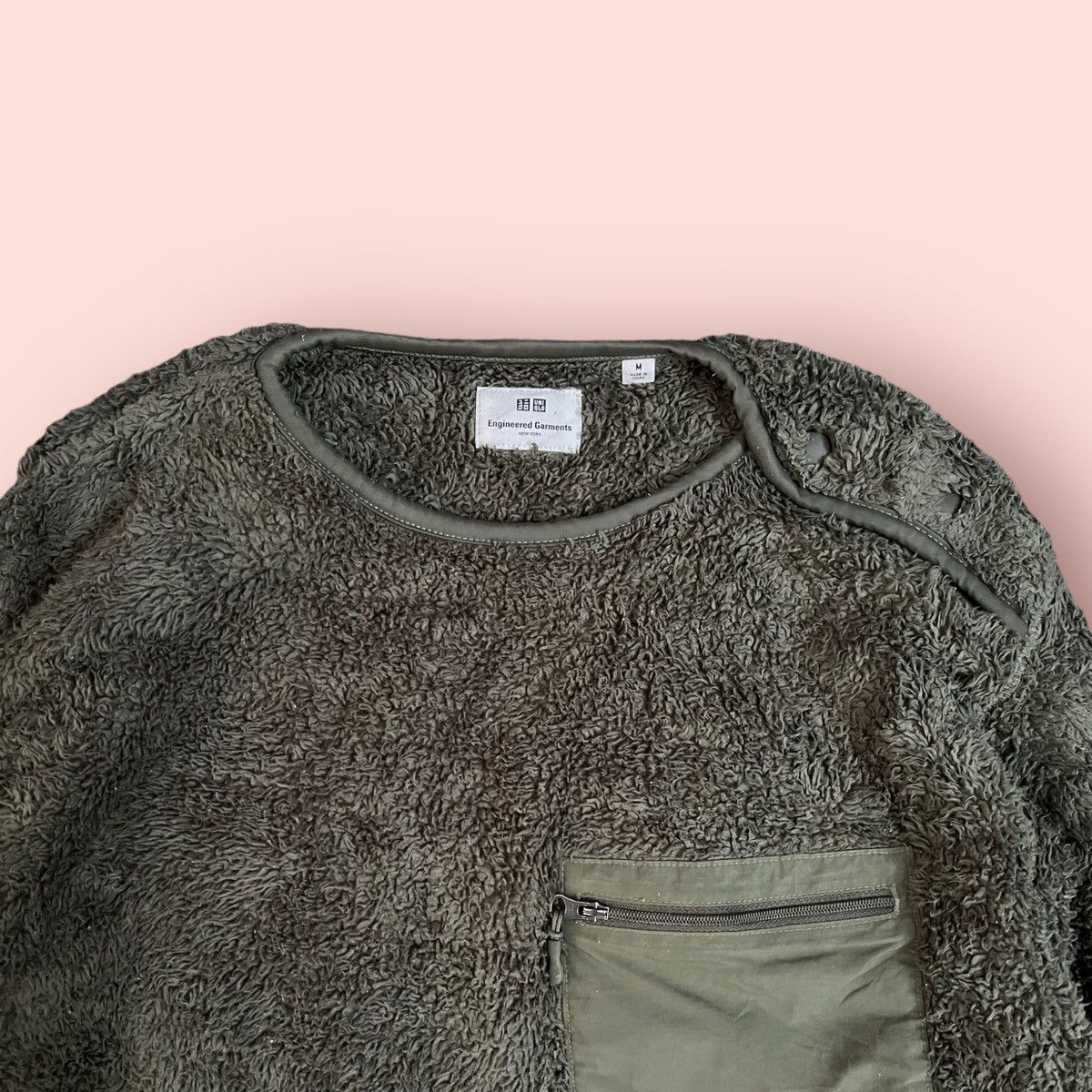Engineered Garments ENGINEERED GARMENTS X UNIQLO PILE FLEECE PULLOVER SWEATER Size US M / EU 48-50 / 2 - 2 Thumbnail
