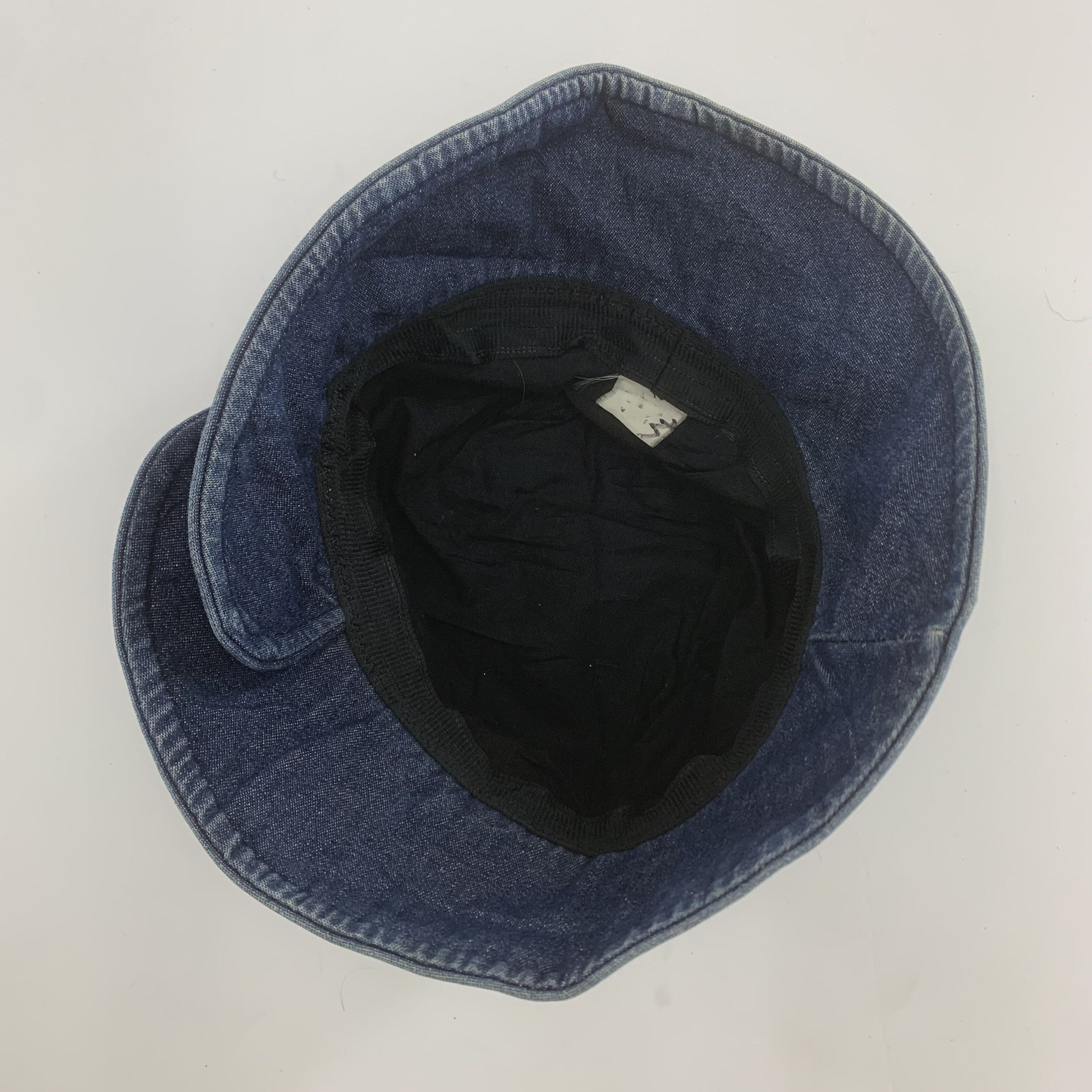 Japanese Brand Unknown Denim Hat Side Button Size ONE SIZE - 5 Thumbnail