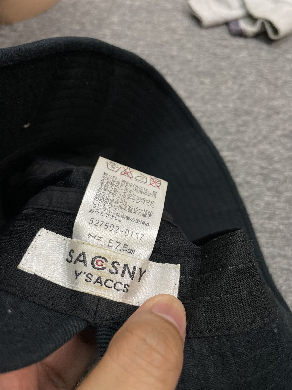 Y's for Men × Yohji Yamamoto Vintage Yohji Yamamoto Bucket Hat Black Avant Garde Fashion Size ONE SIZE - 4 Thumbnail