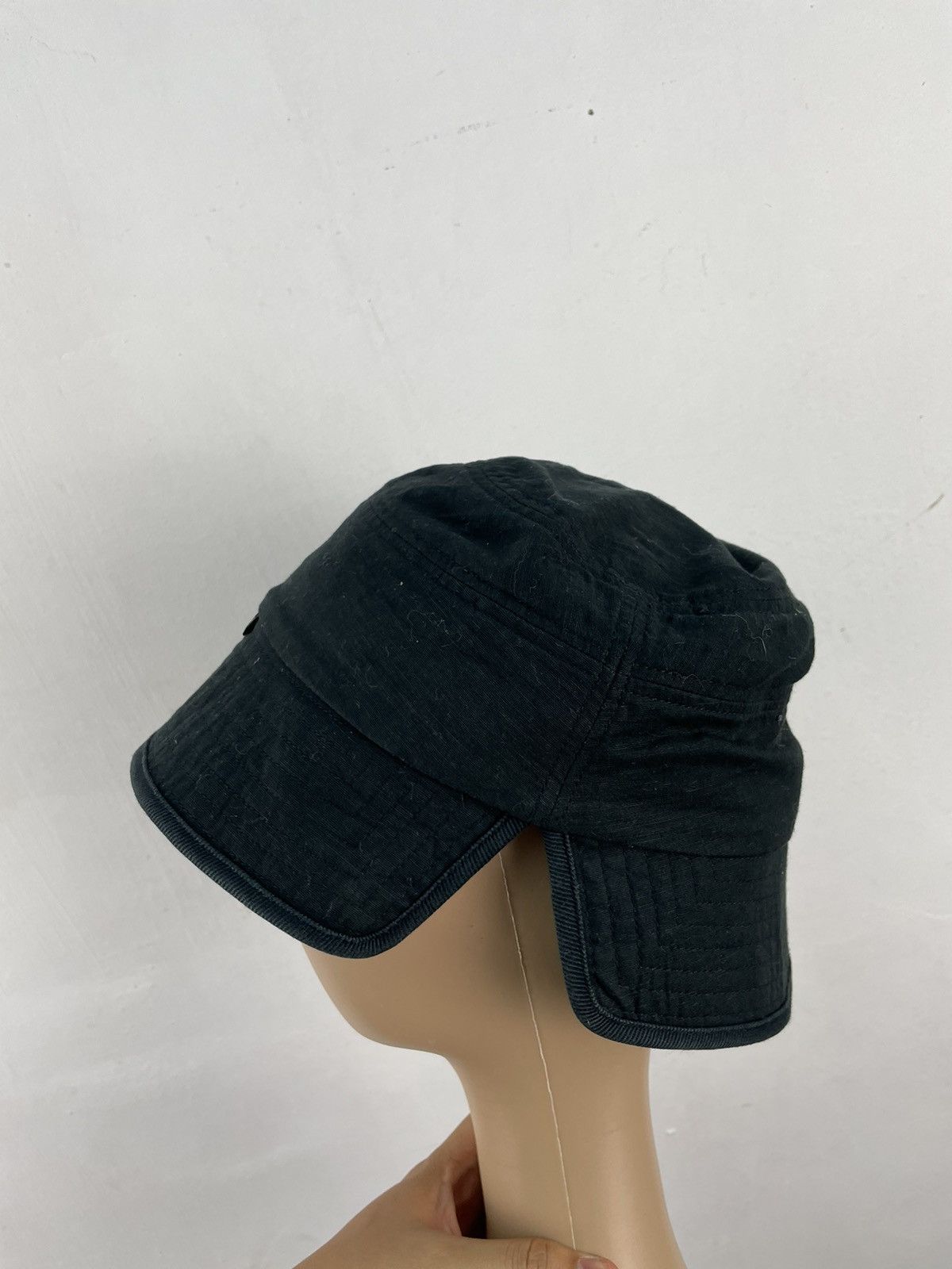 Y's for Men × Yohji Yamamoto Vintage Yohji Yamamoto Bucket Hat Black Avant Garde Fashion Size ONE SIZE - 7 Thumbnail