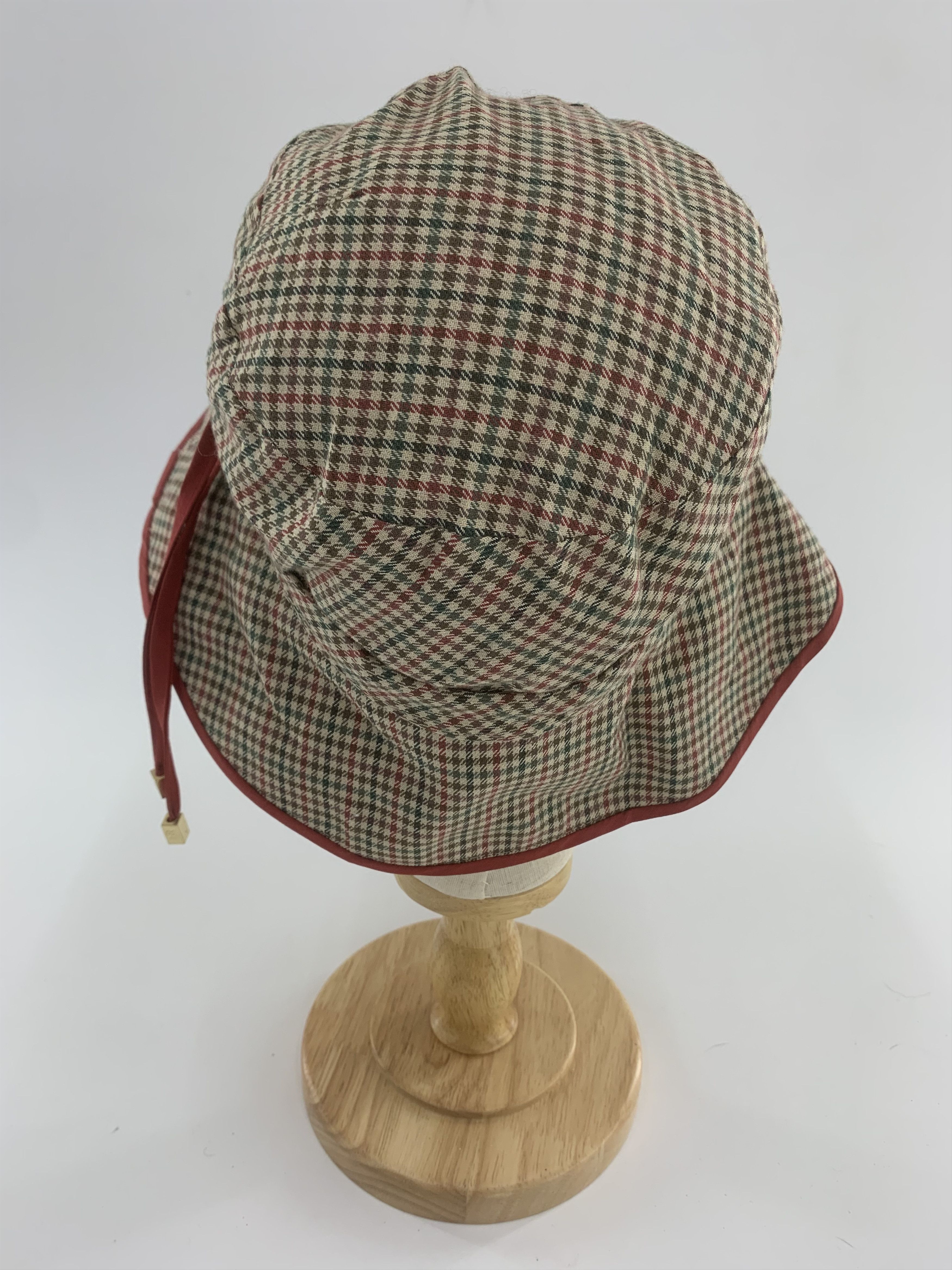 Japanese Brand Mila Schon Bucket Hat | Pattern Hat Size ONE SIZE - 3 Thumbnail