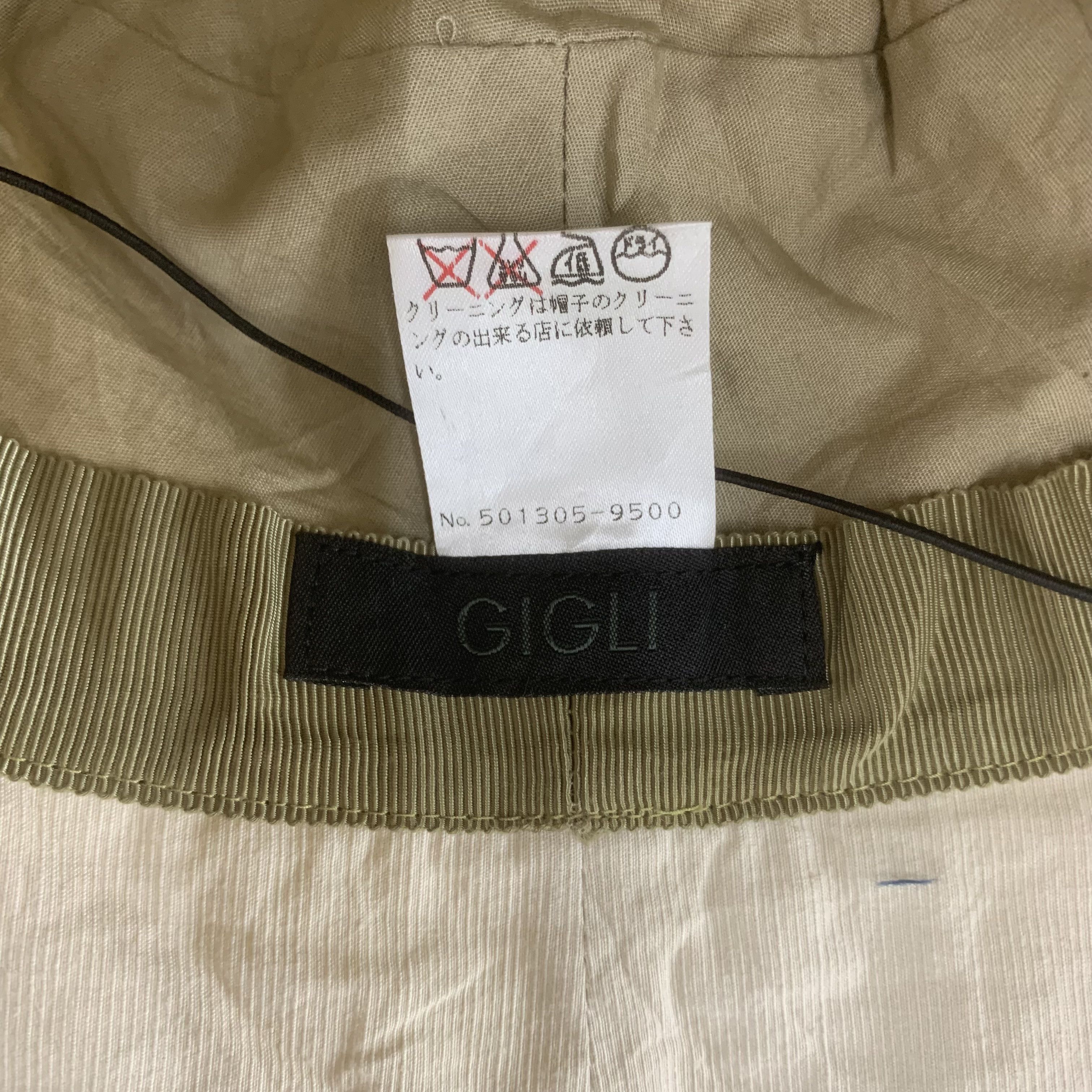 Japanese Brand Gigli Bucket Hat Stitched Womenswear Oldschool Size ONE SIZE - 7 Thumbnail