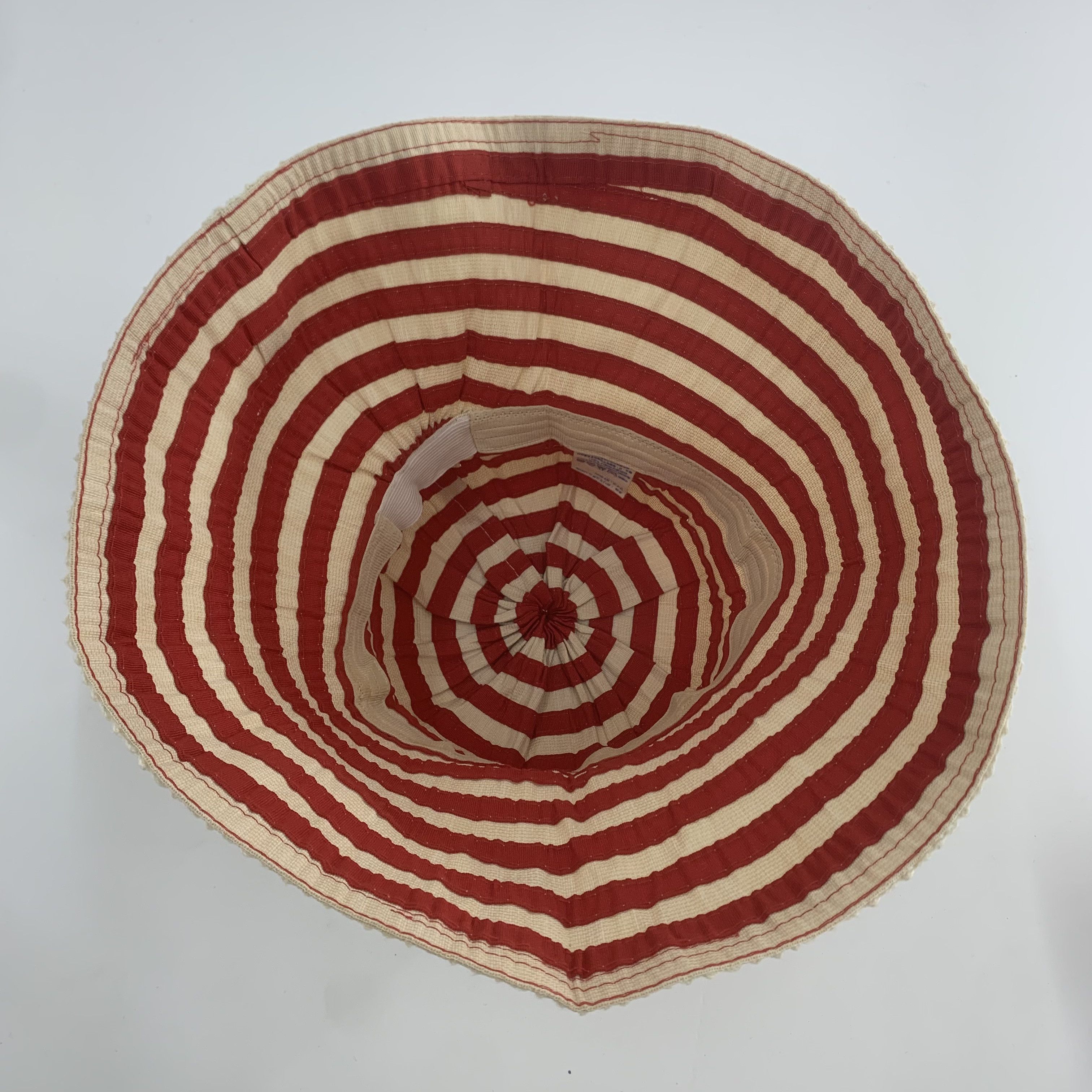 Japanese Brand Japanese Brand Striped Bucket Hat Womenswear Size ONE SIZE - 6 Thumbnail