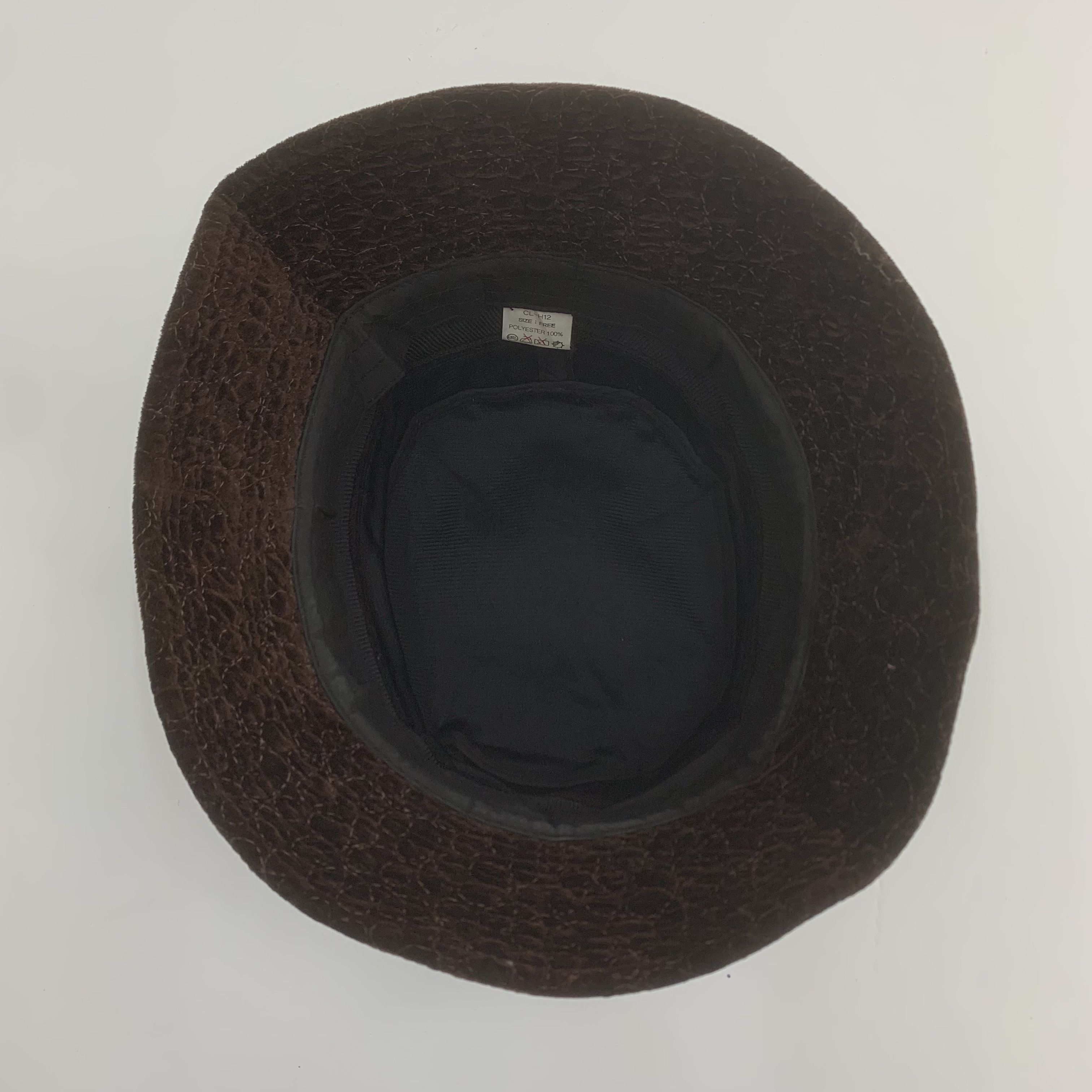 Japanese Brand Brown Velvet Ribbon Hat Nice Design Size ONE SIZE - 6 Thumbnail