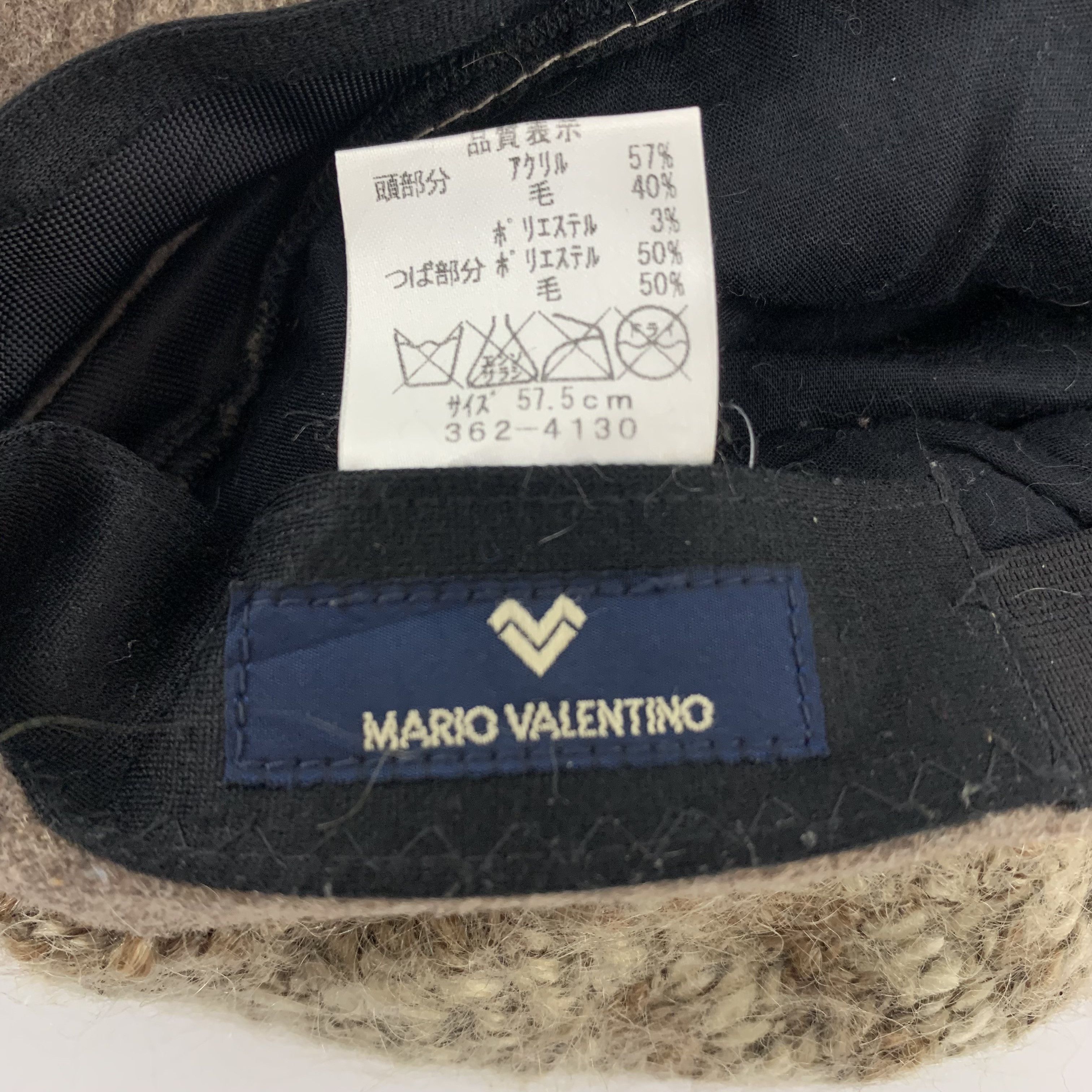 Japanese Brand Mario Valentino Wool Hat Cap Size ONE SIZE - 7 Thumbnail