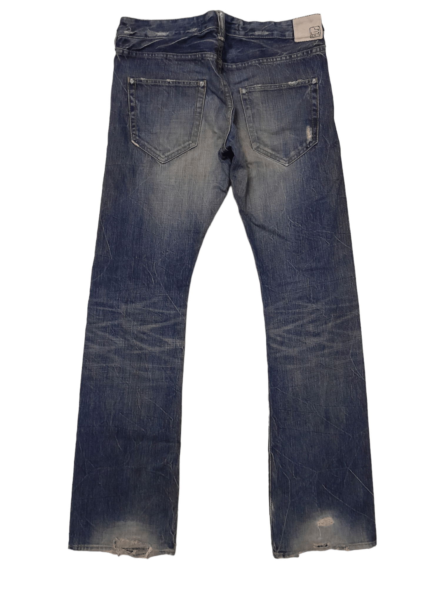 Japanese Brand × Mizra Jeans Kyoto ZEN Japan Distressed Denim (E754) waist 32 Size US 32 / EU 48 - 6 Thumbnail