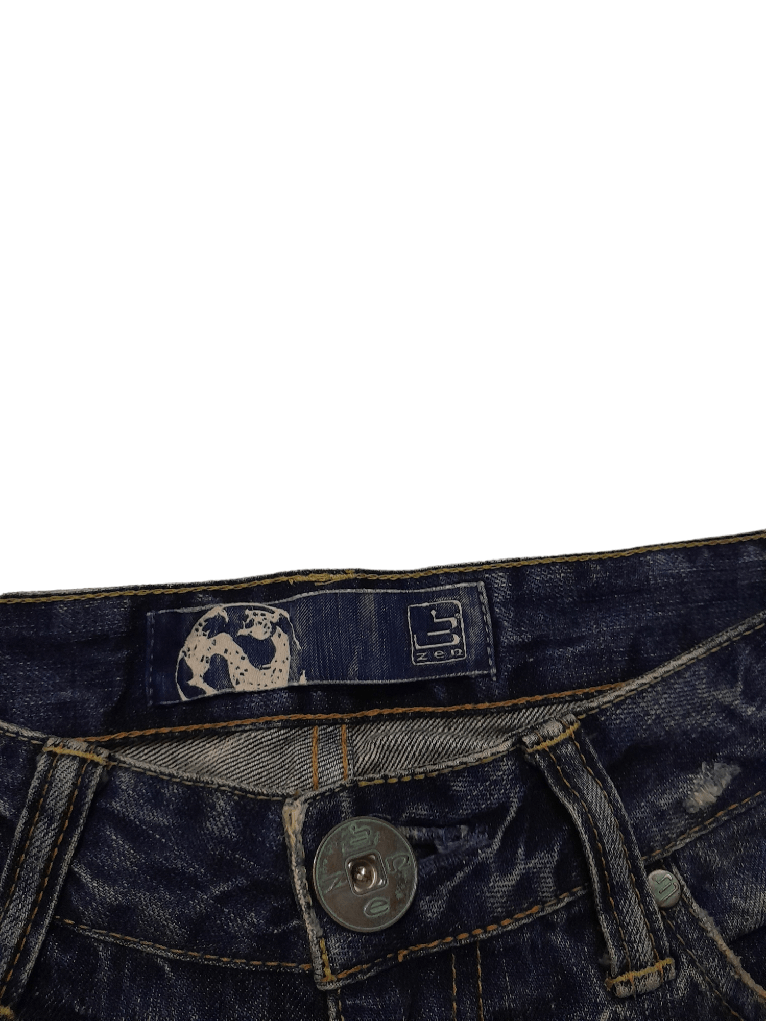 Japanese Brand × Mizra Jeans Kyoto ZEN Japan Distressed Denim (E754) waist 32 Size US 32 / EU 48 - 4 Thumbnail