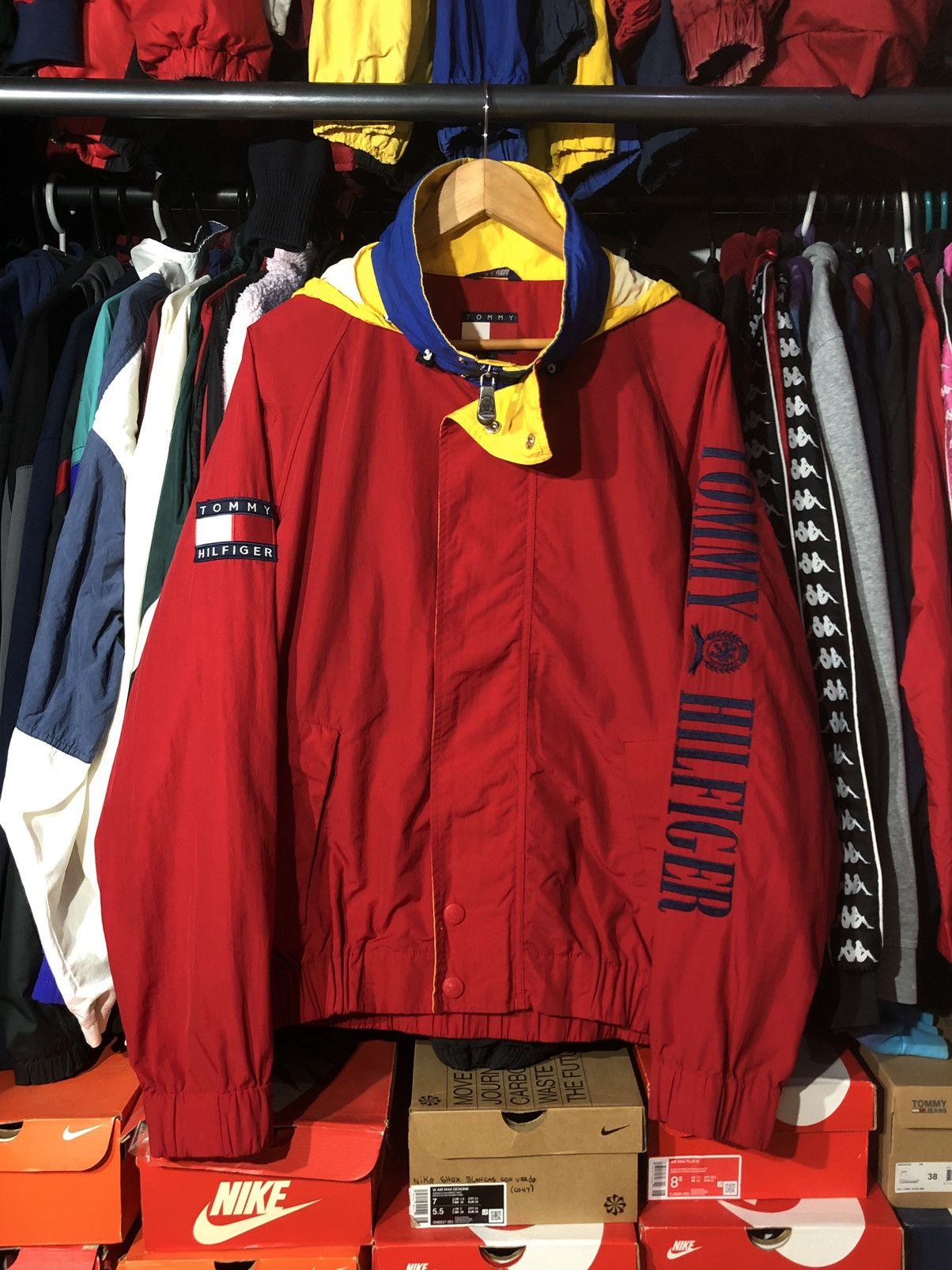 Jacket Tommy Hilfiger Spell Out 90's Vintage