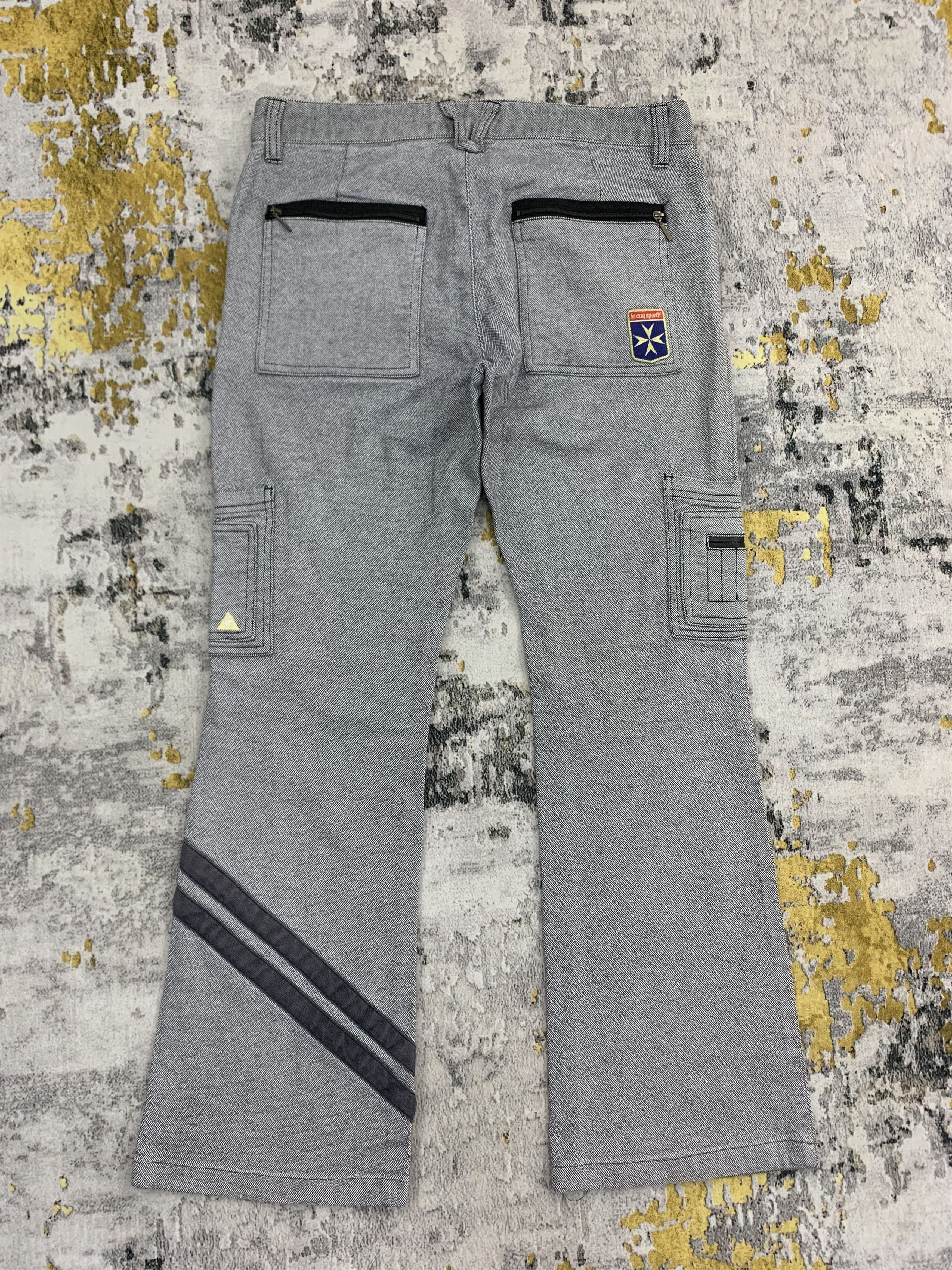 Japanese Brand Le Coq Sportif Cargo Tactical Trouser Pants 31x38 Size US 31 - 3 Thumbnail