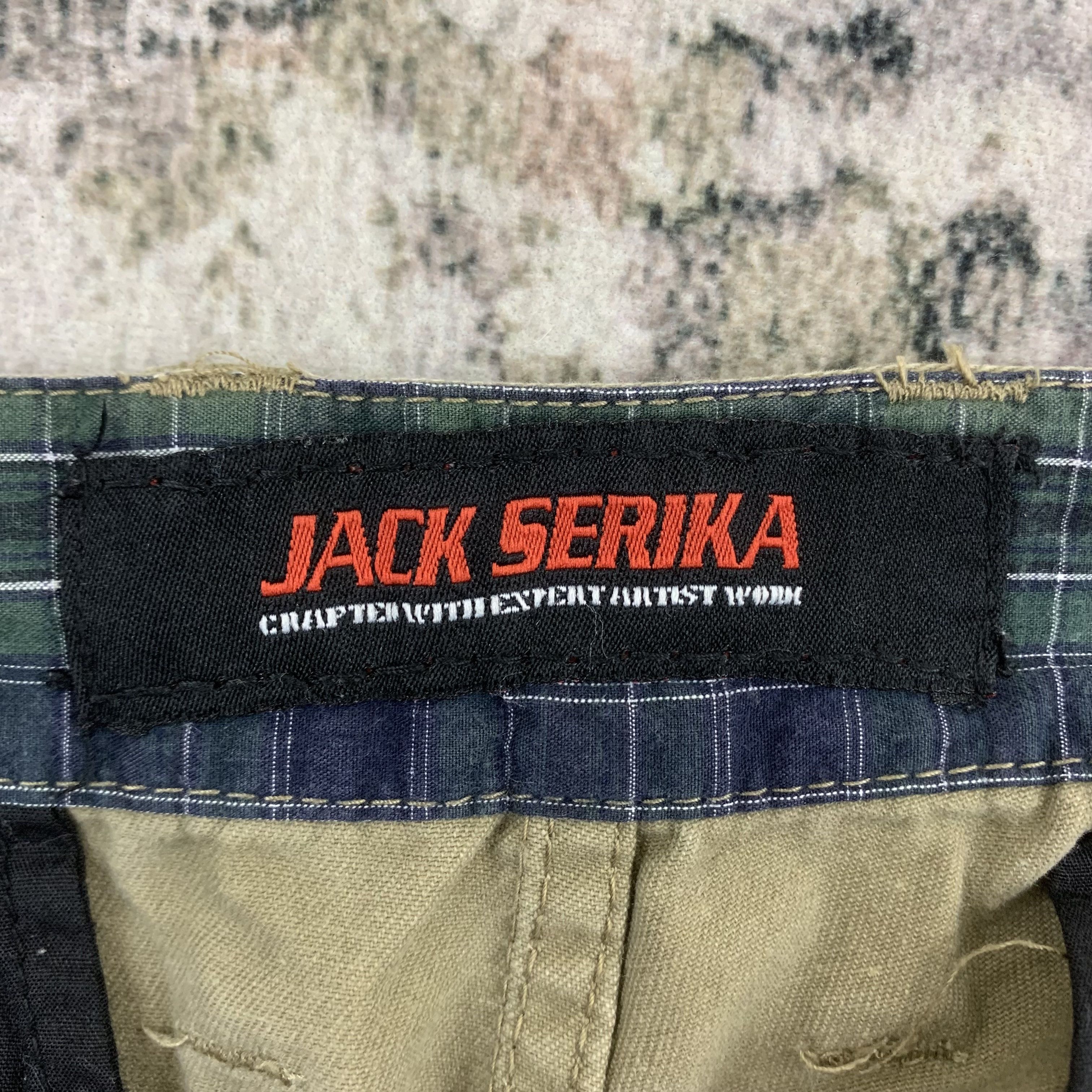 Japanese Brand Jack Serika Cargo Tactical Pants Multipocket 31x43 Size US 31 - 9 Thumbnail