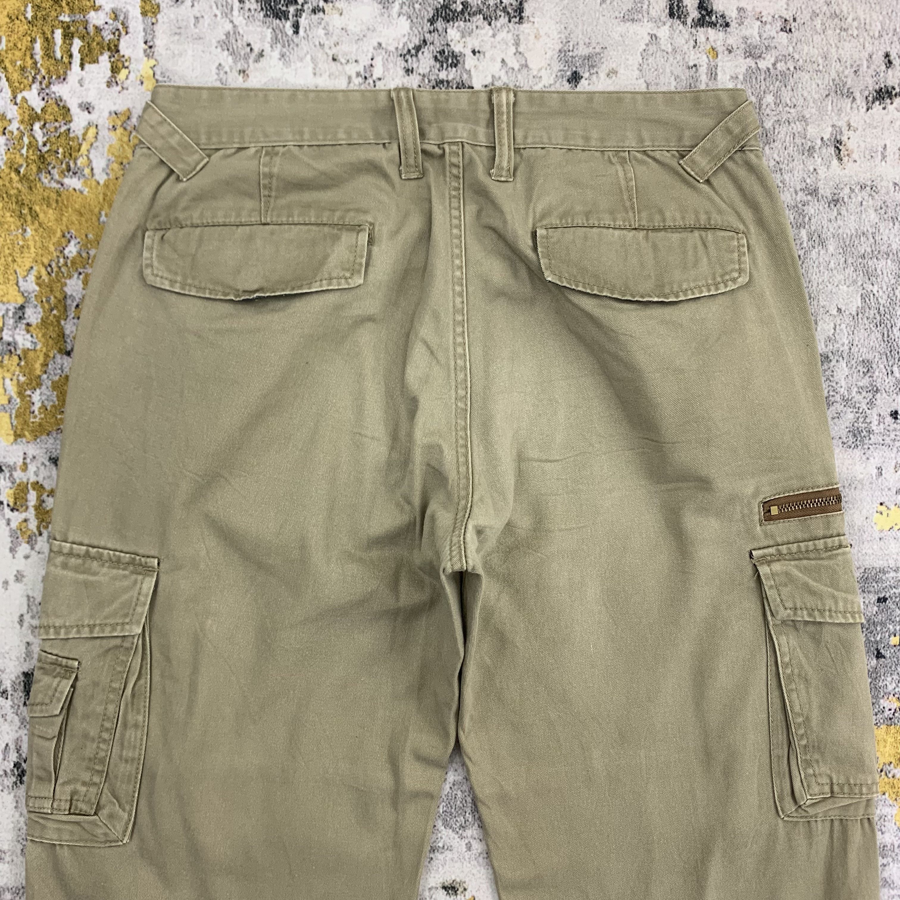 Japanese Brand Jack Serika Cargo Tactical Pants Multipocket 31x43 Size US 31 - 4 Thumbnail