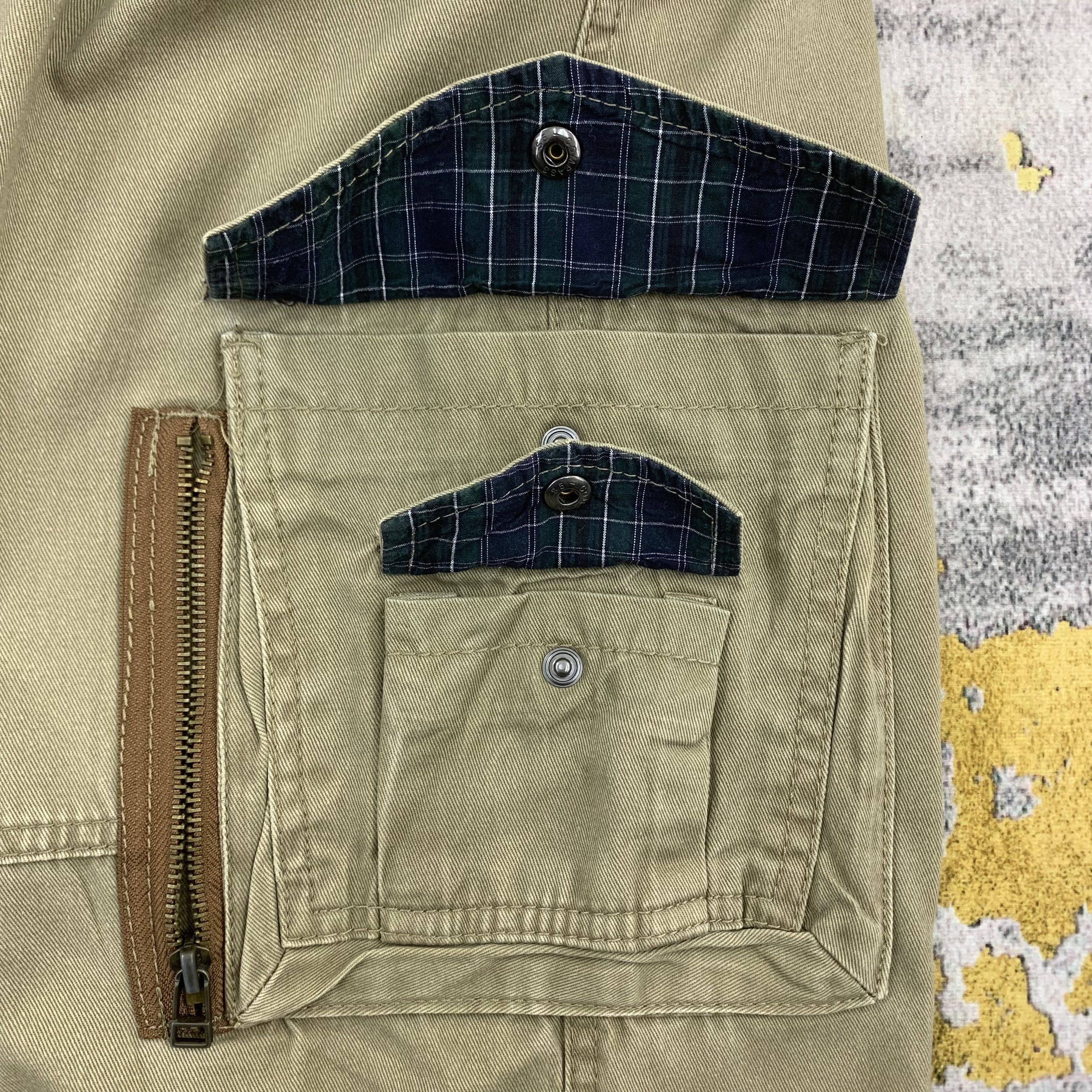 Japanese Brand Jack Serika Cargo Tactical Pants Multipocket 31x43 Size US 31 - 6 Thumbnail