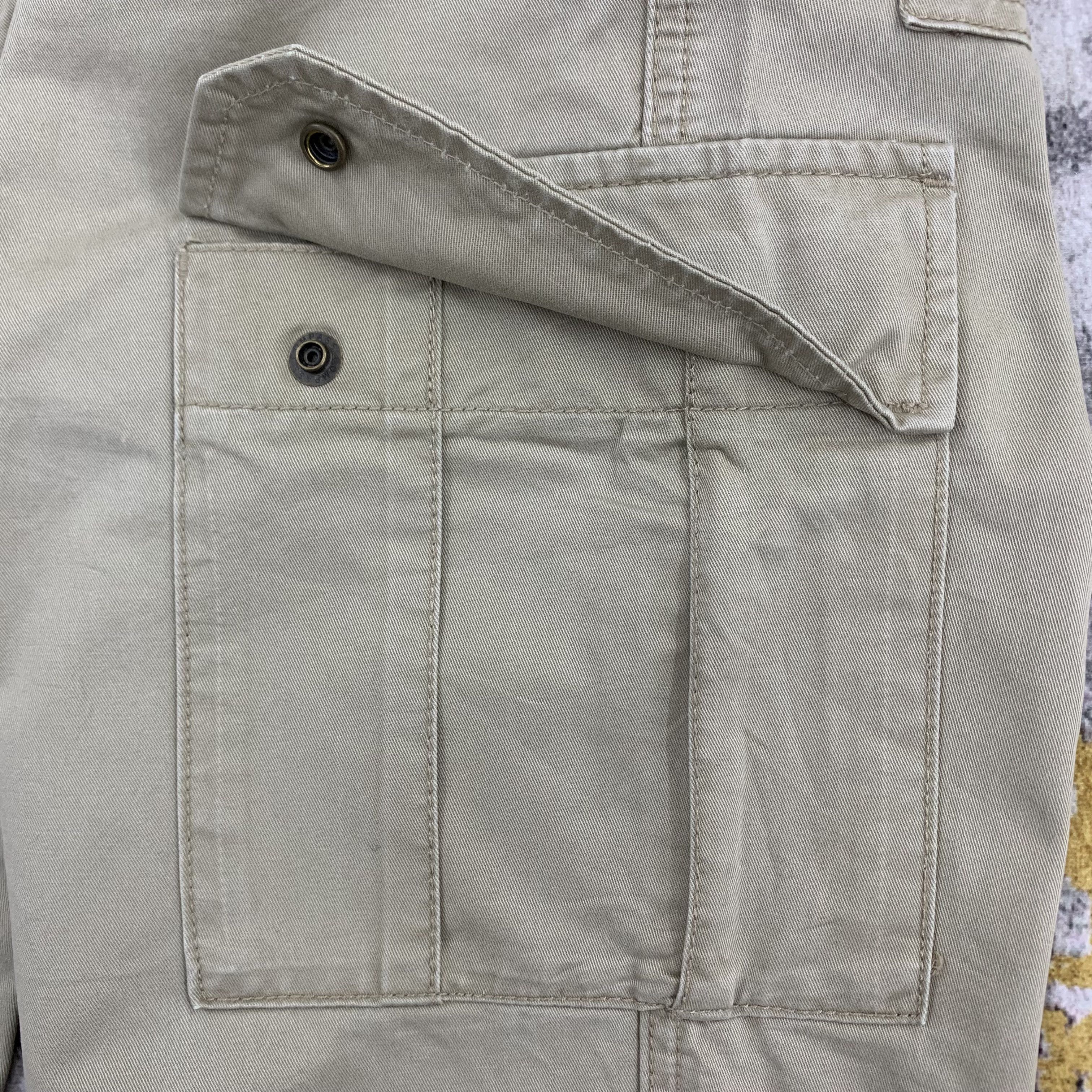 Japanese Brand Top Valu Cargo Pants Tactical Multipocket 34x43 Size US 34 / EU 50 - 5 Thumbnail