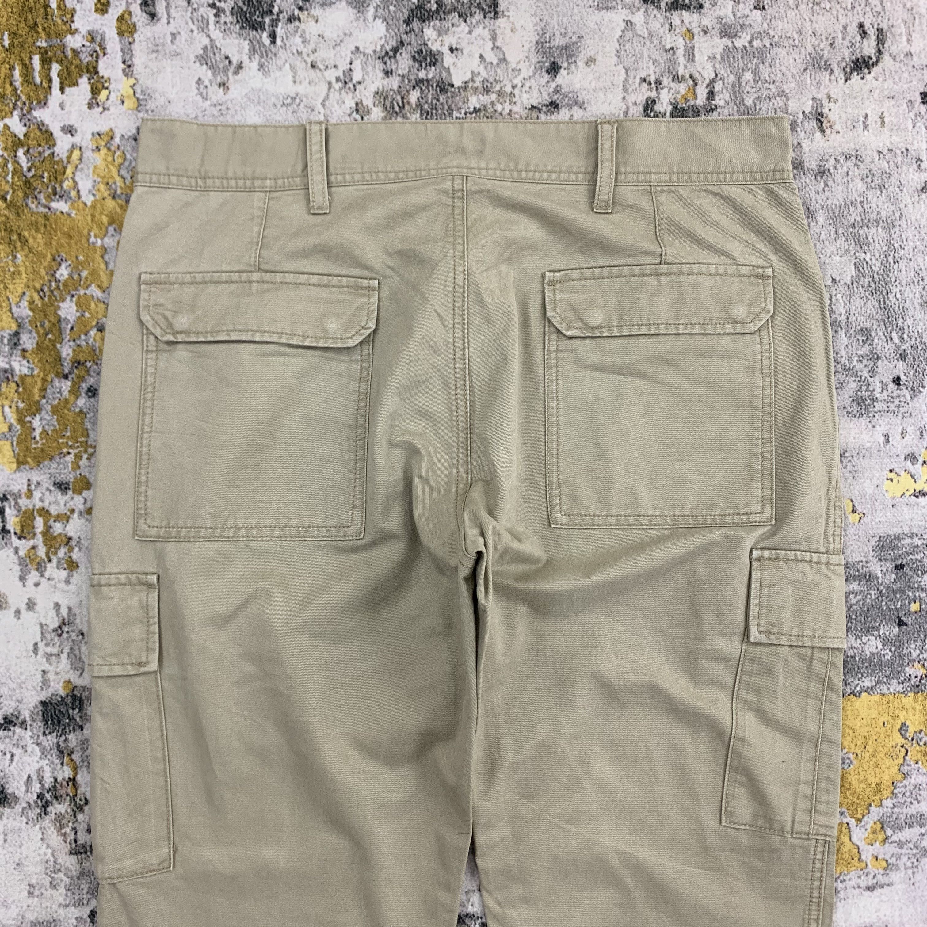 Japanese Brand Top Valu Cargo Pants Tactical Multipocket 34x43 Size US 34 / EU 50 - 4 Thumbnail