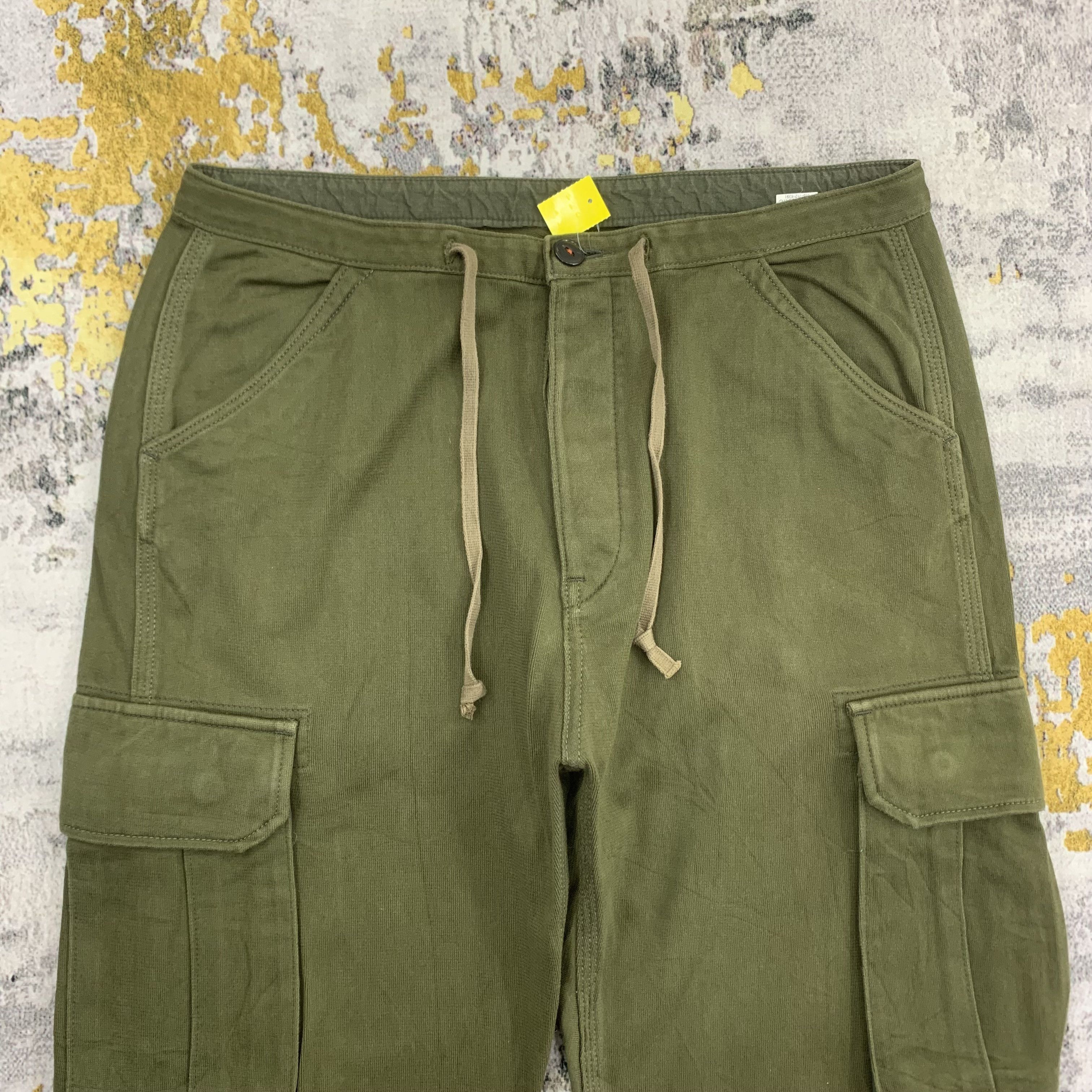 Japanese Brand Kato Cargo Pants Tactical Multipocket Fly Button 33x37 Size US 33 - 2 Thumbnail