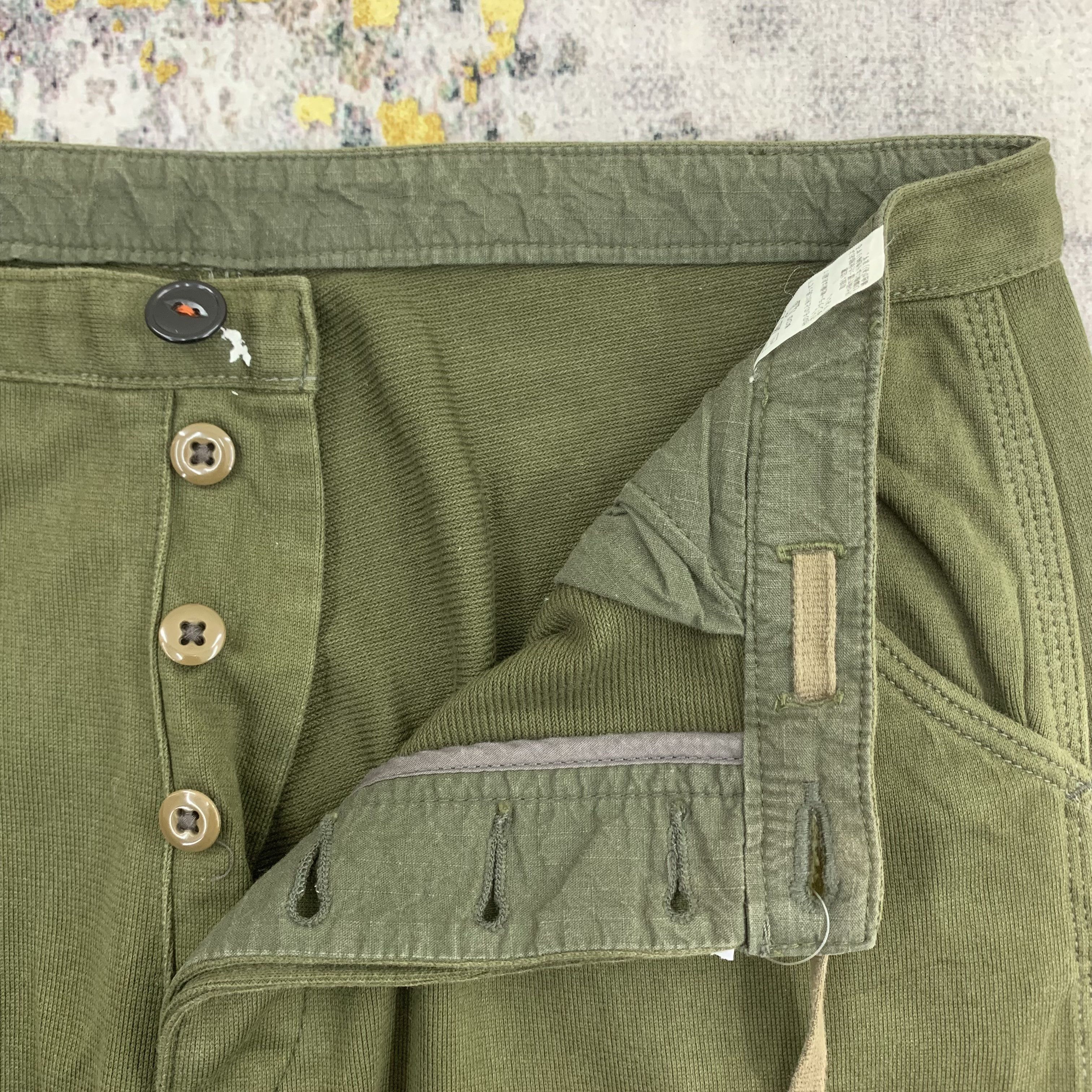 Japanese Brand Kato Cargo Pants Tactical Multipocket Fly Button 33x37 Size US 33 - 5 Thumbnail