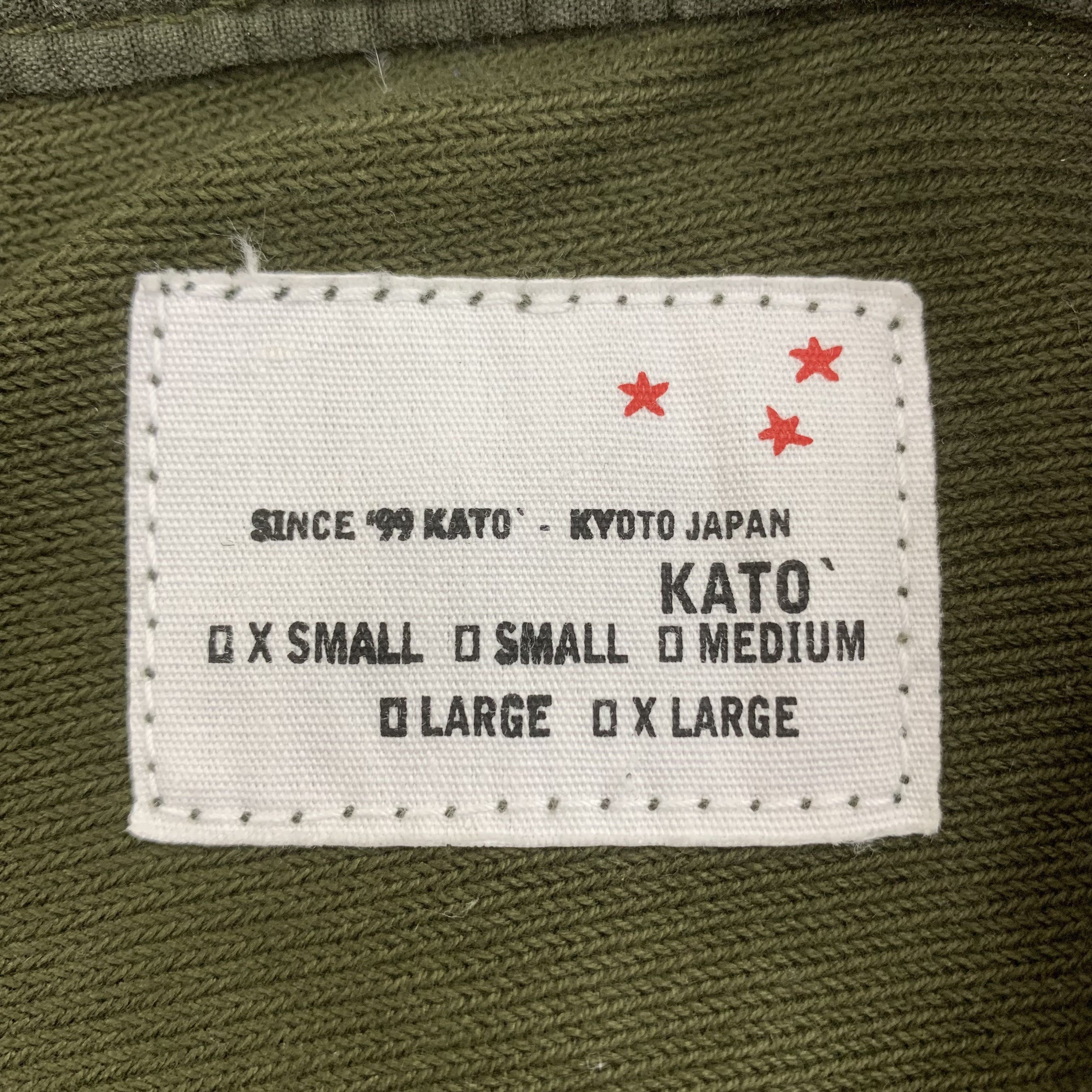 Japanese Brand Kato Cargo Pants Tactical Multipocket Fly Button 33x37 Size US 33 - 9 Thumbnail