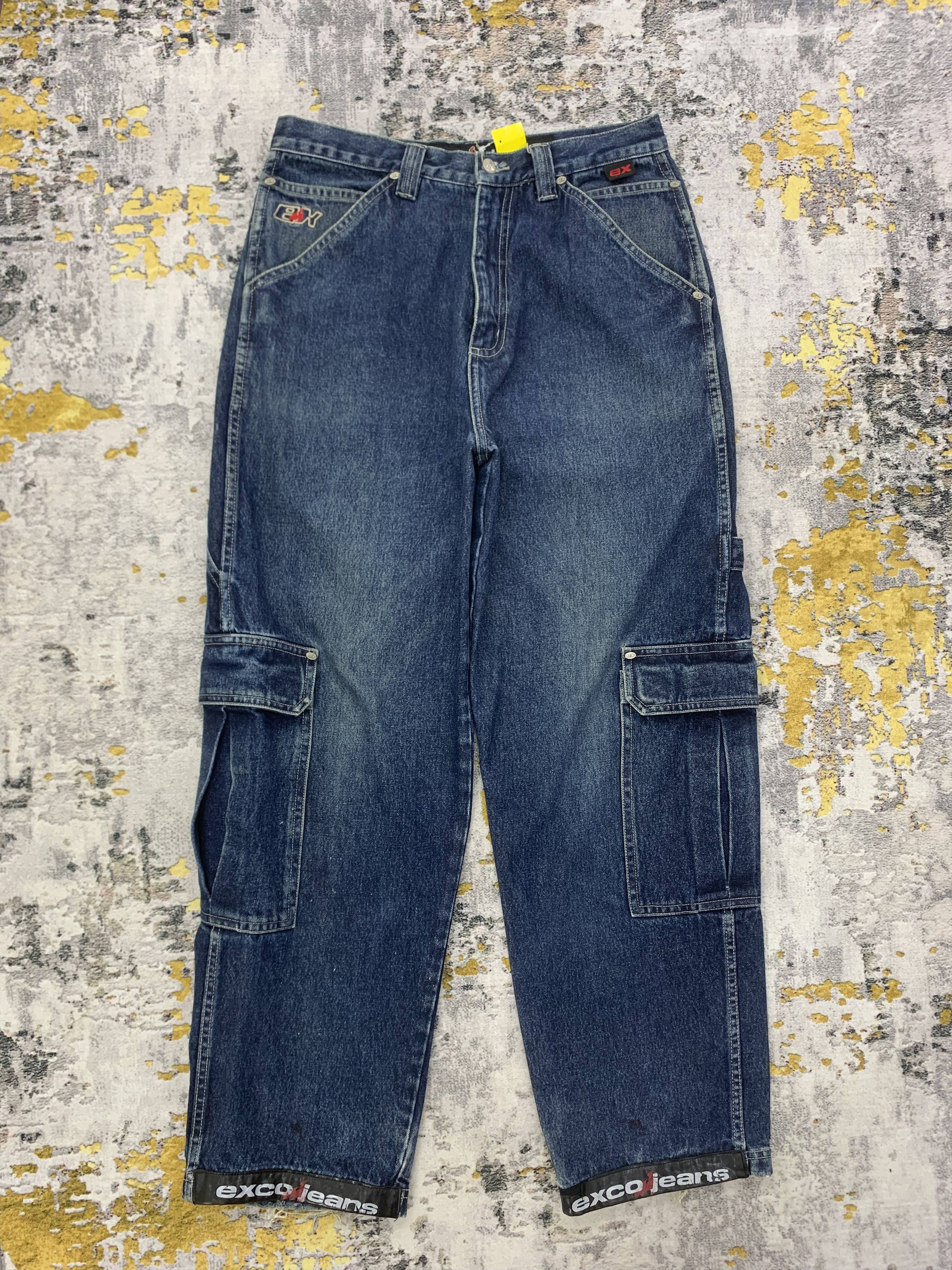 Japanese Brand Exco Jeans Carpenter Pants | Cargo Pants Tactical 32x46 Size US 32 / EU 48 - 1 Thumbnail